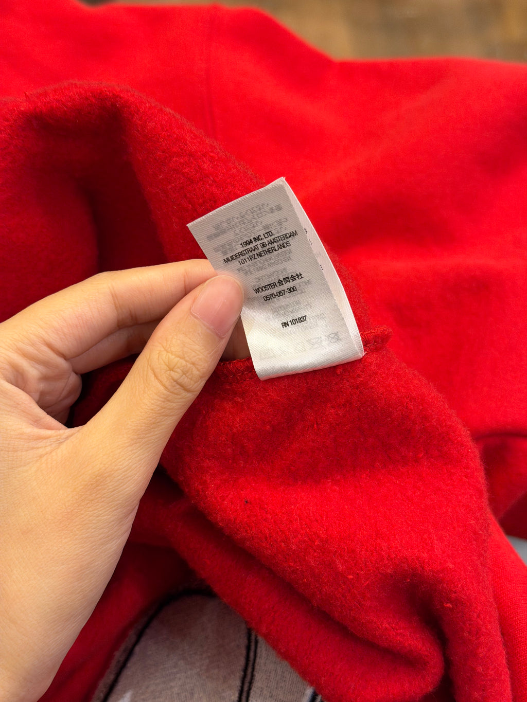 Supreme x Duck Down Records Hoodie - Red