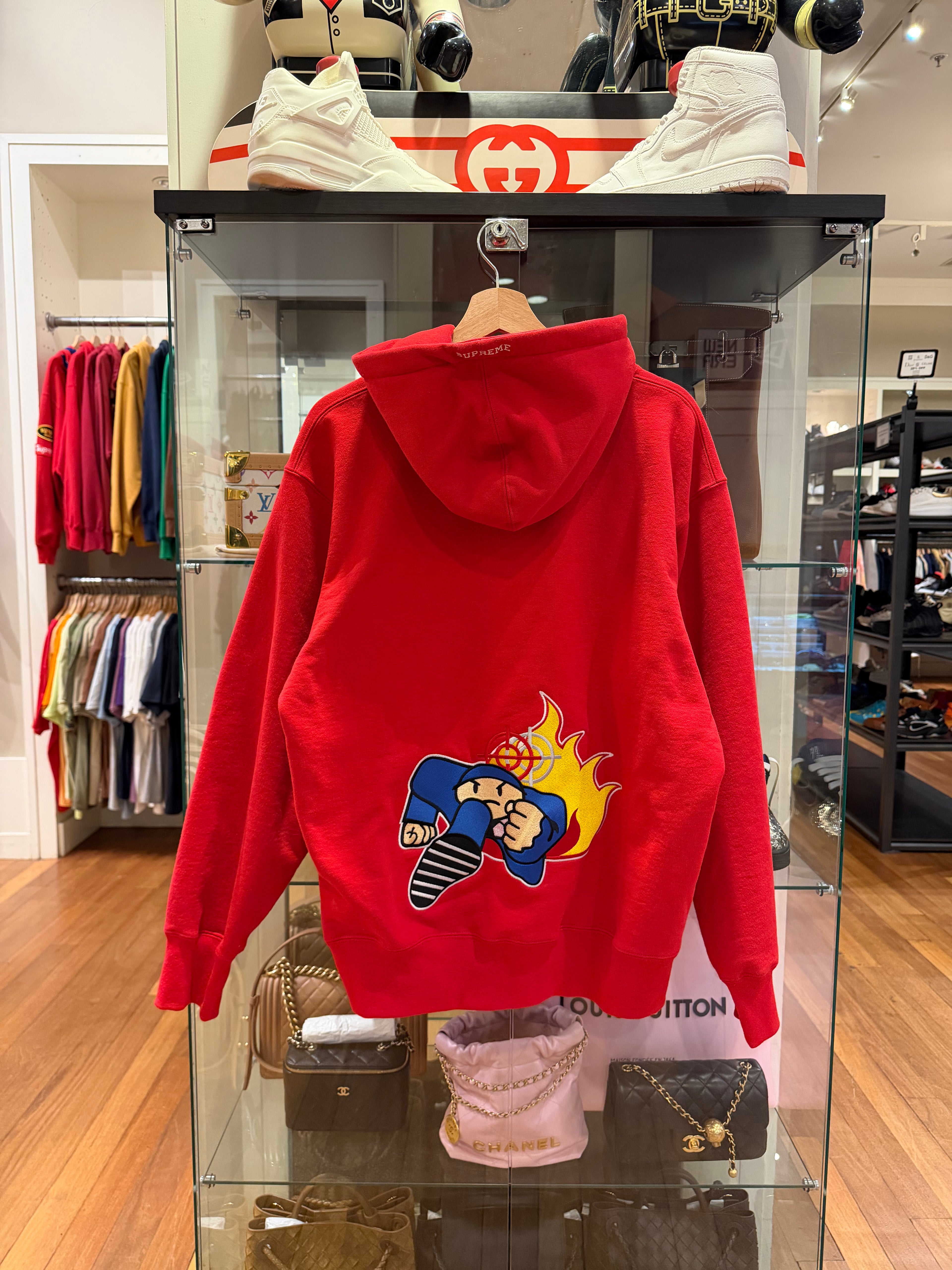 Supreme x Duck Down Records Hoodie - Red