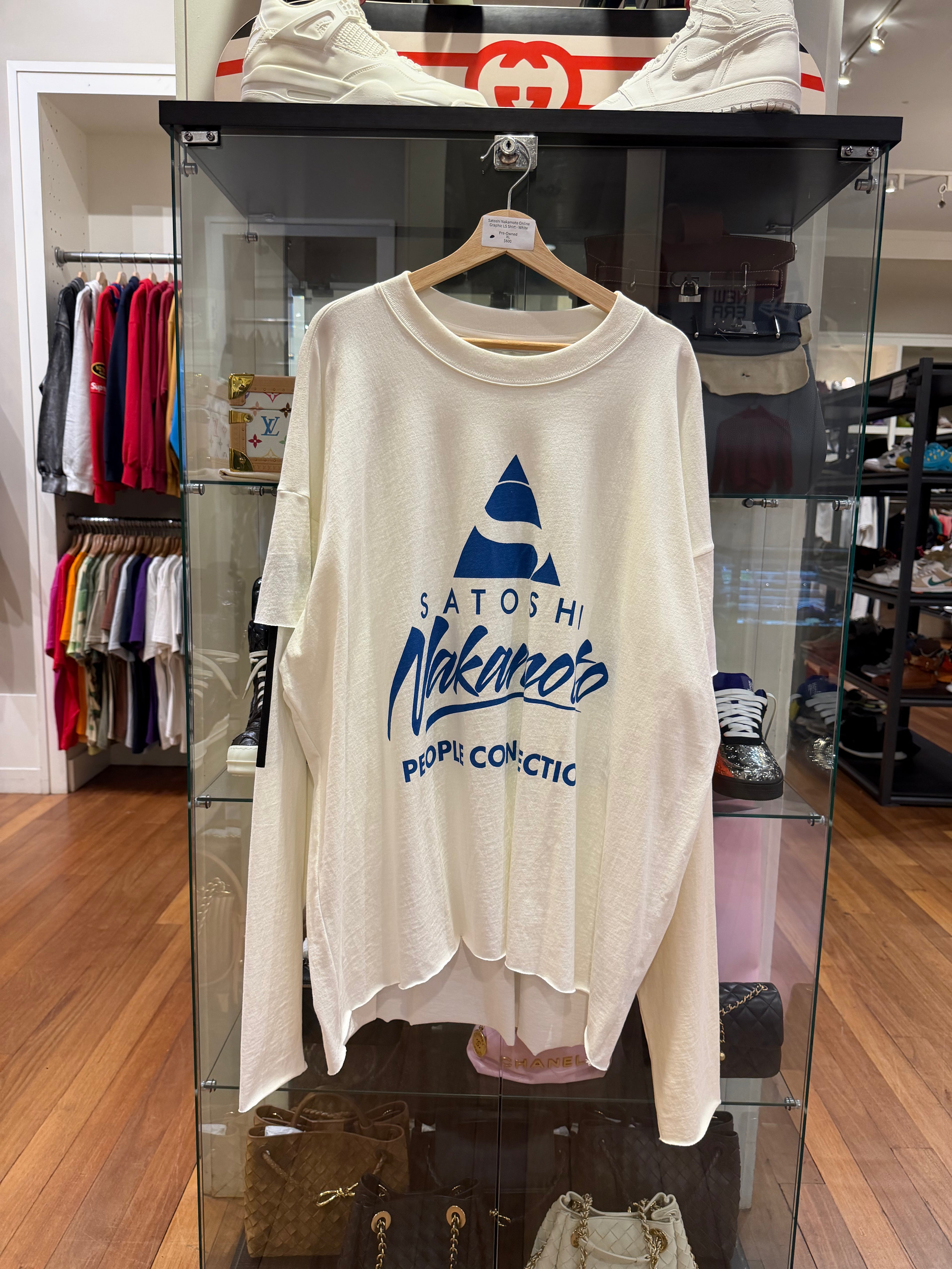 Satoshi Nakamoto Online
Graphic LS Shirt