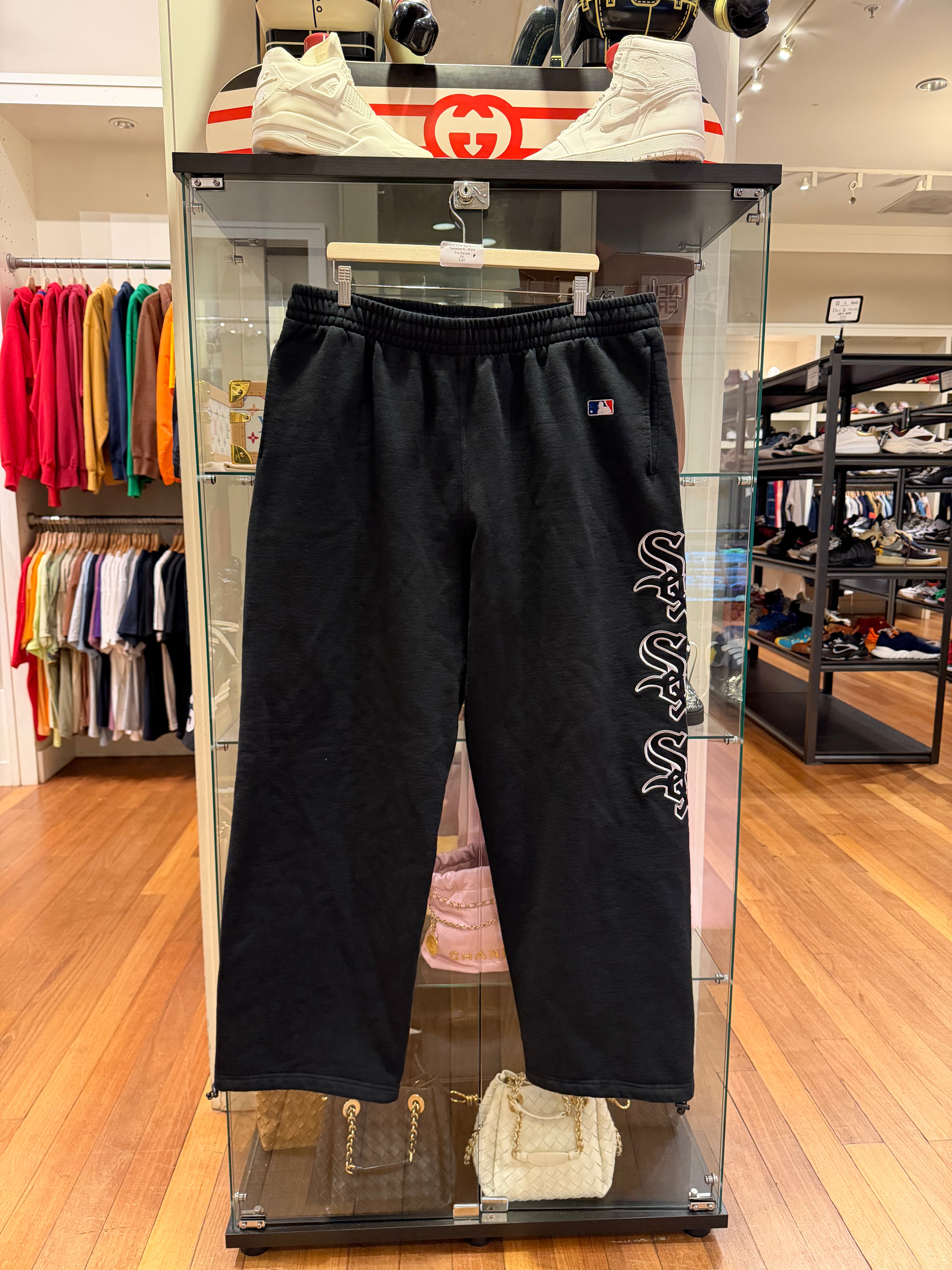 Supreme X Chicago White Sox Sweatpants-Black
