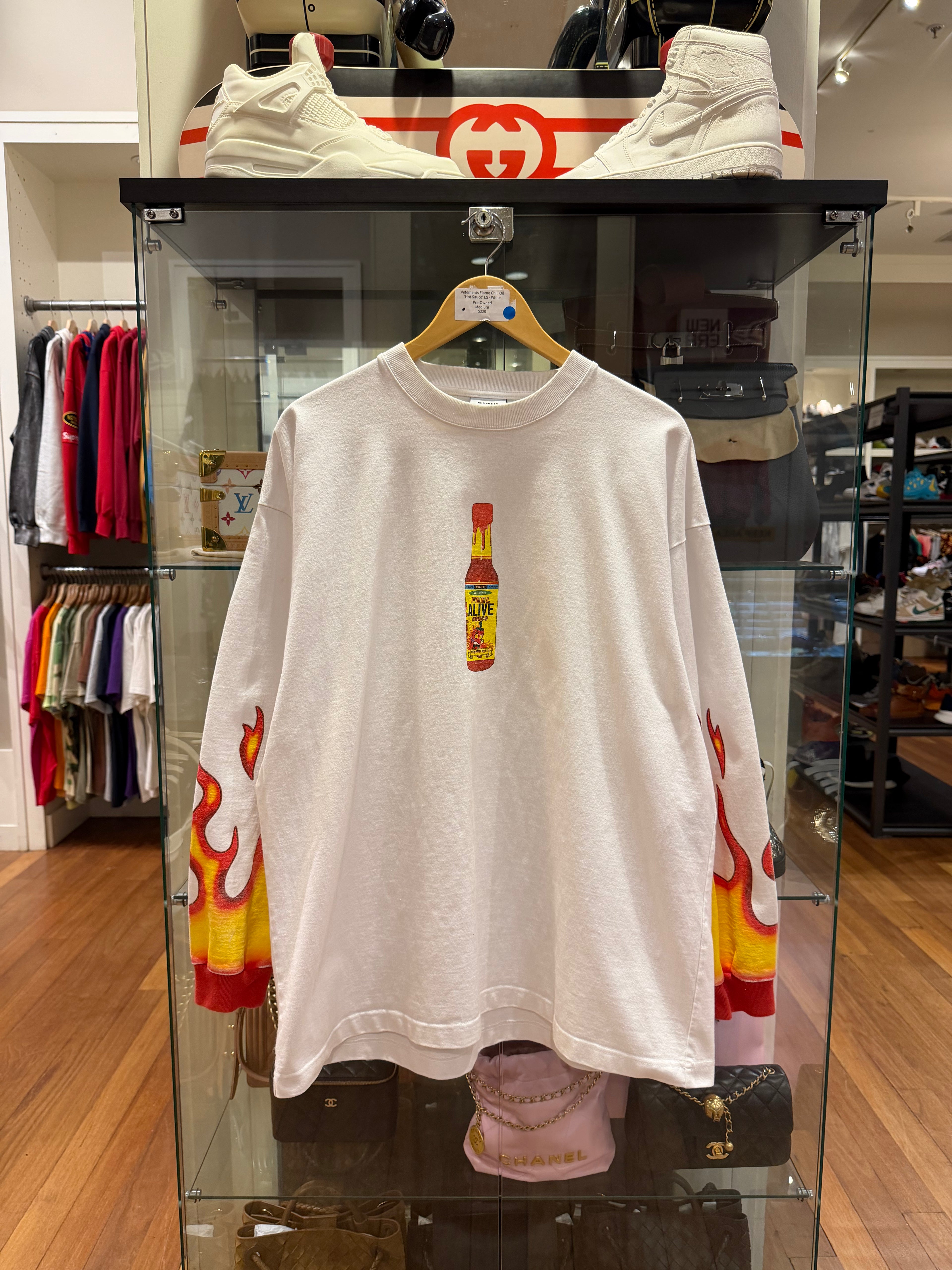 Vetements Flame Chili Oil
'Hot Sauce' LS