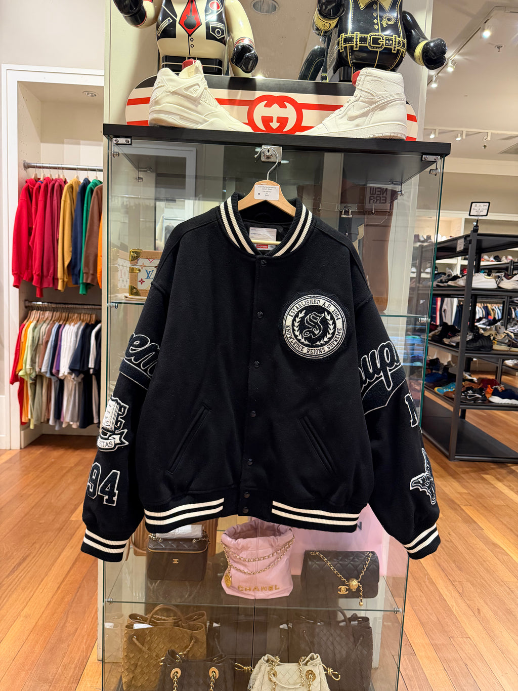 Supreme Veritas Varsity
Jacket - Black