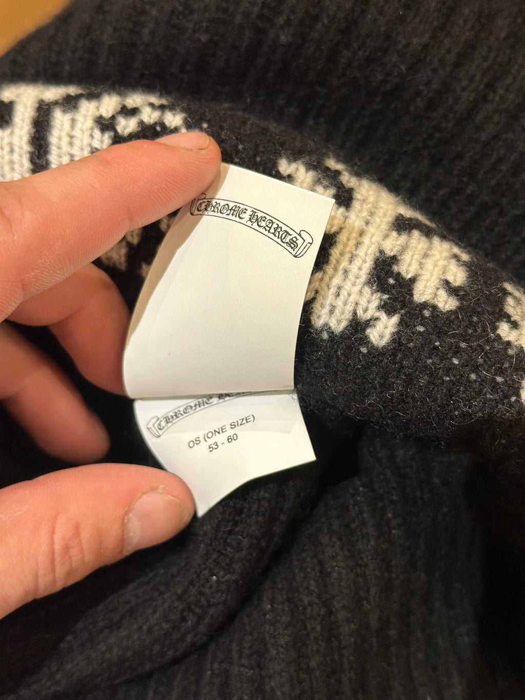Chrome Hearts Oversized Cashmere Beanie