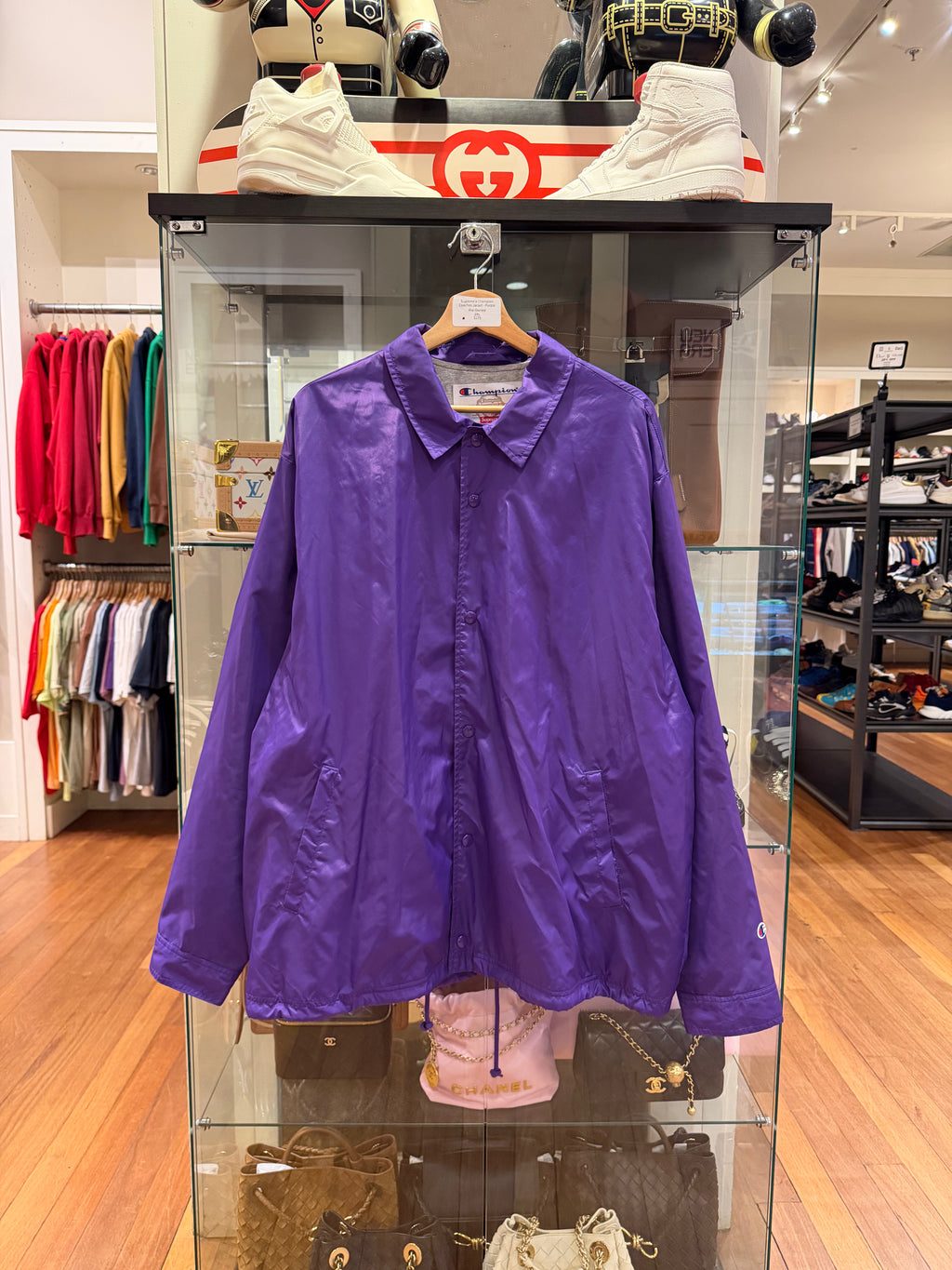 Supreme x Champion
Coaches Jacket - Purple