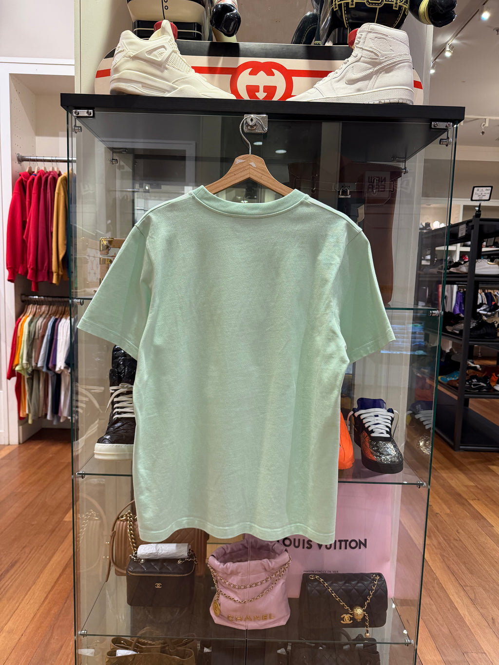 Casablanca Swan Graphic Tee
- Aqua