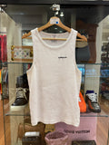 Casablanca Ribbed Tank -
White