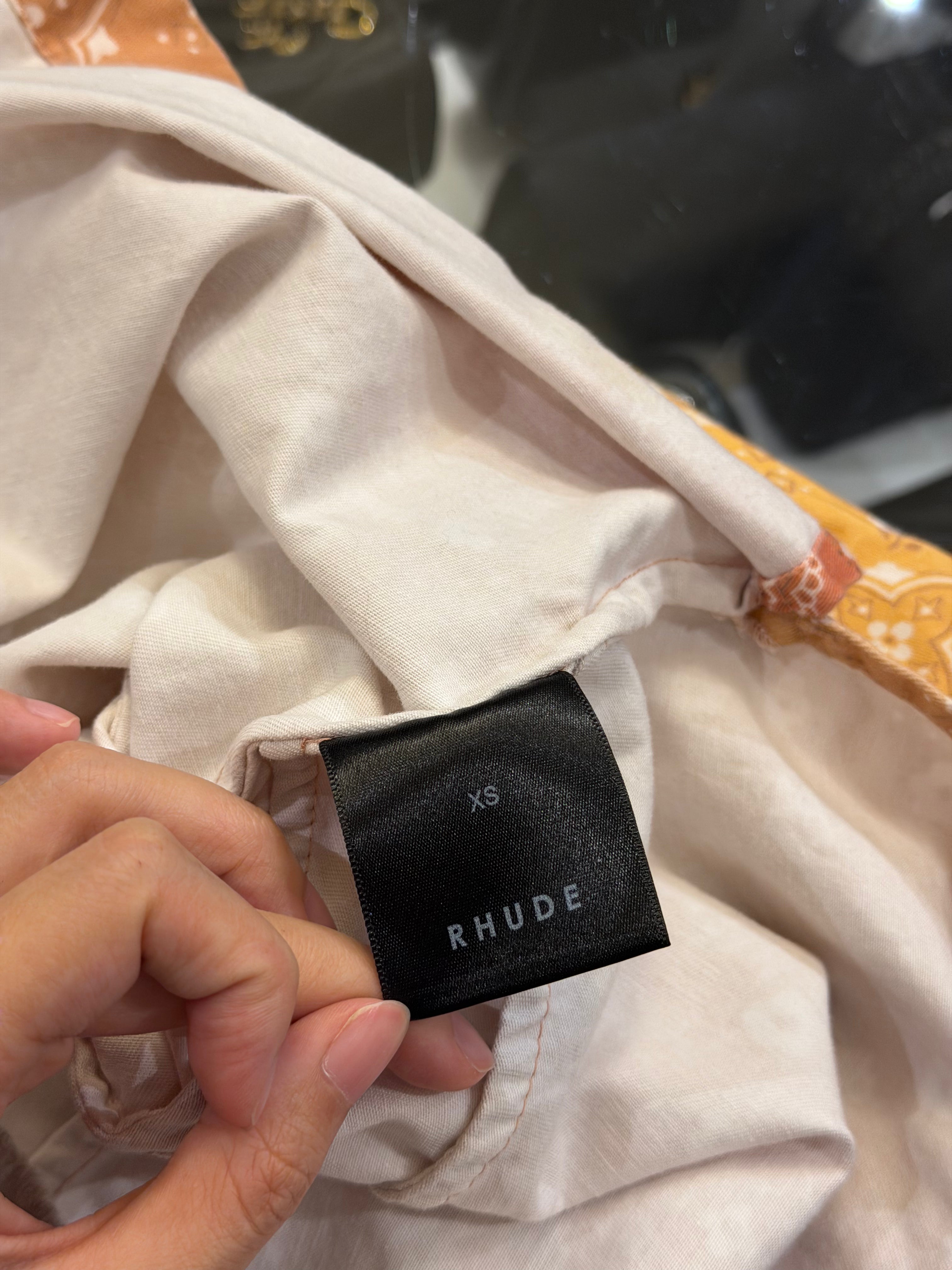 Rhude Bandana Print Camp
Collar Shirt