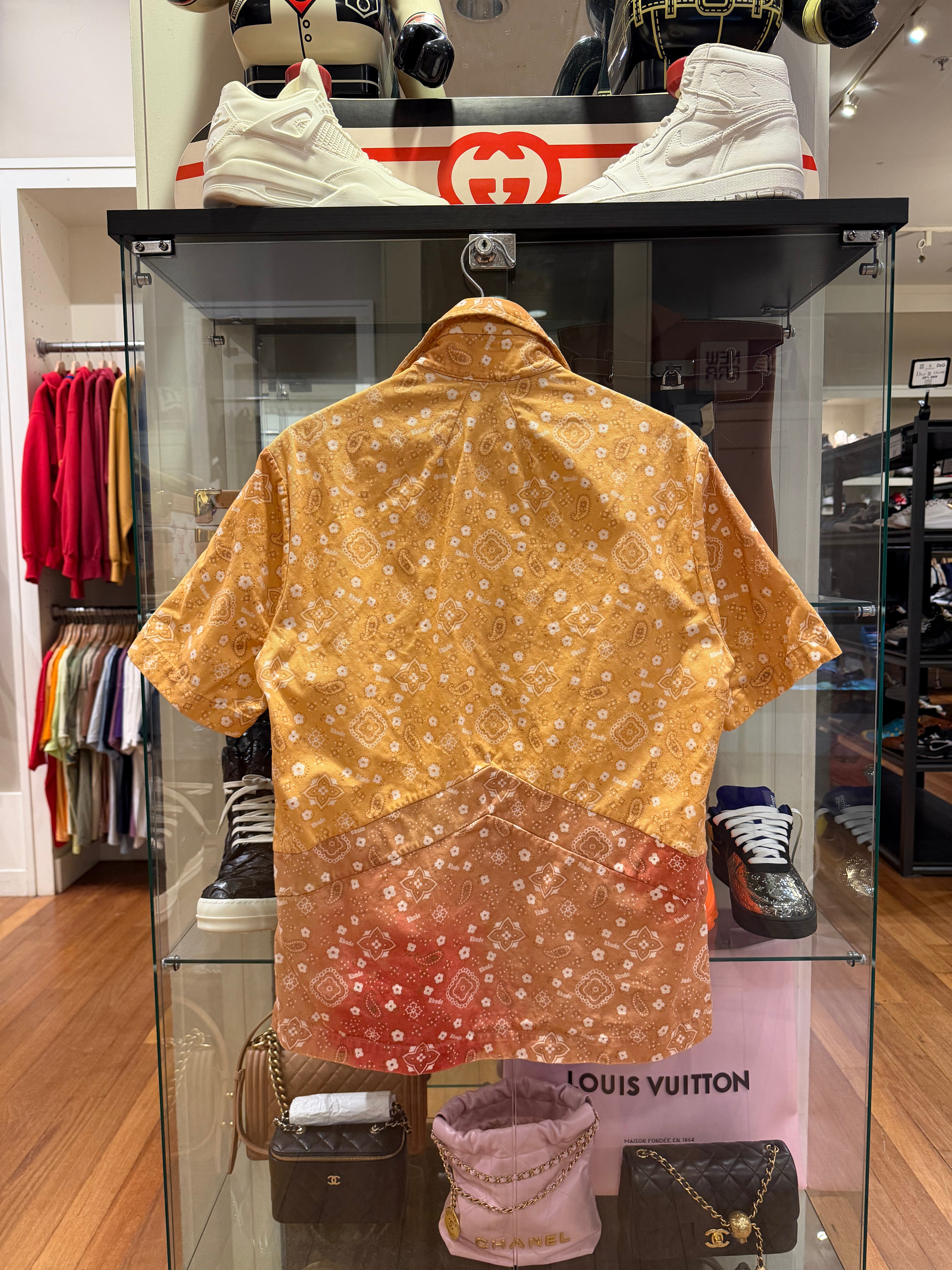 Rhude Bandana Print Camp
Collar Shirt