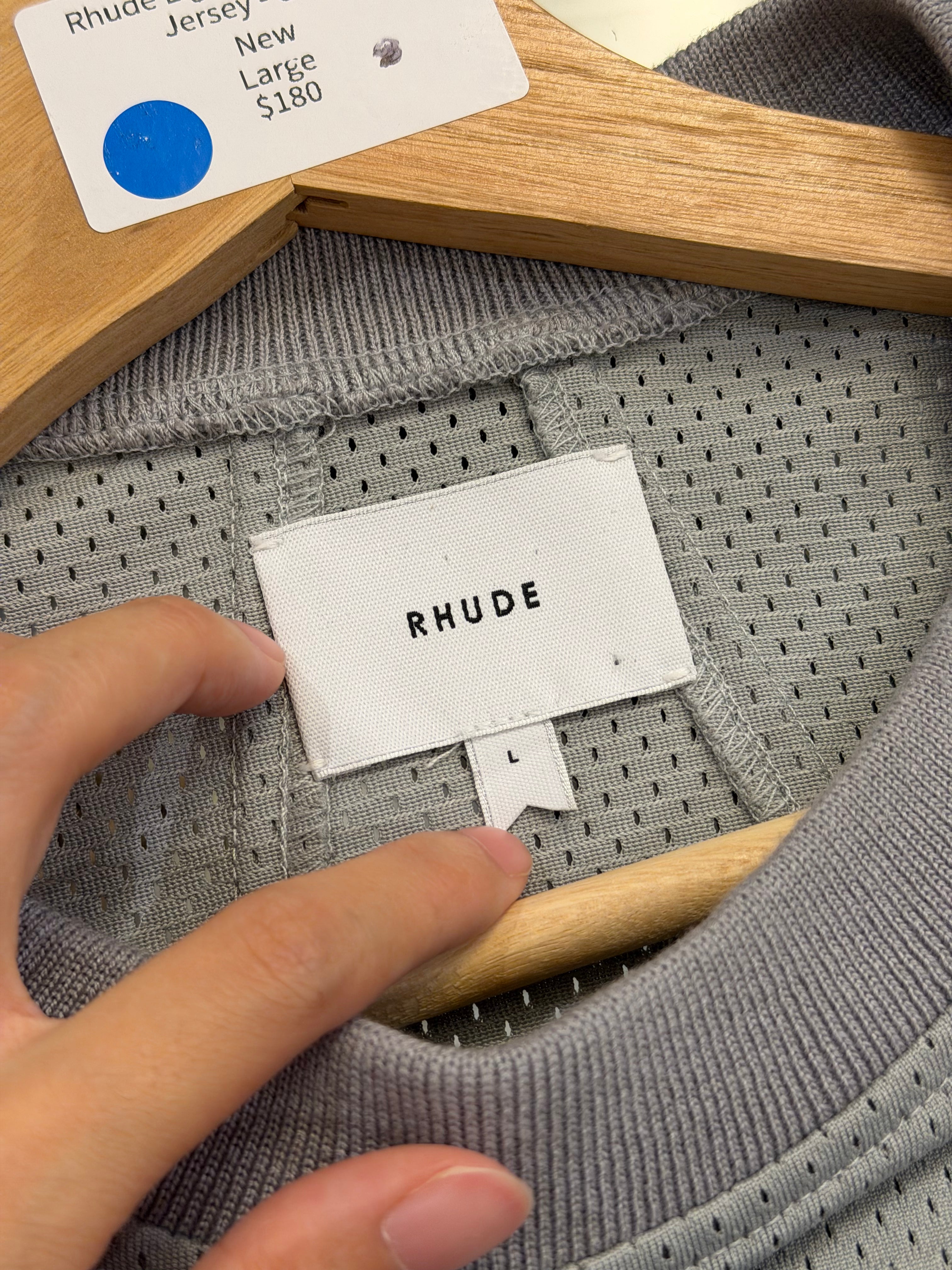 Rhude Lightning Football
Jersey - Grey