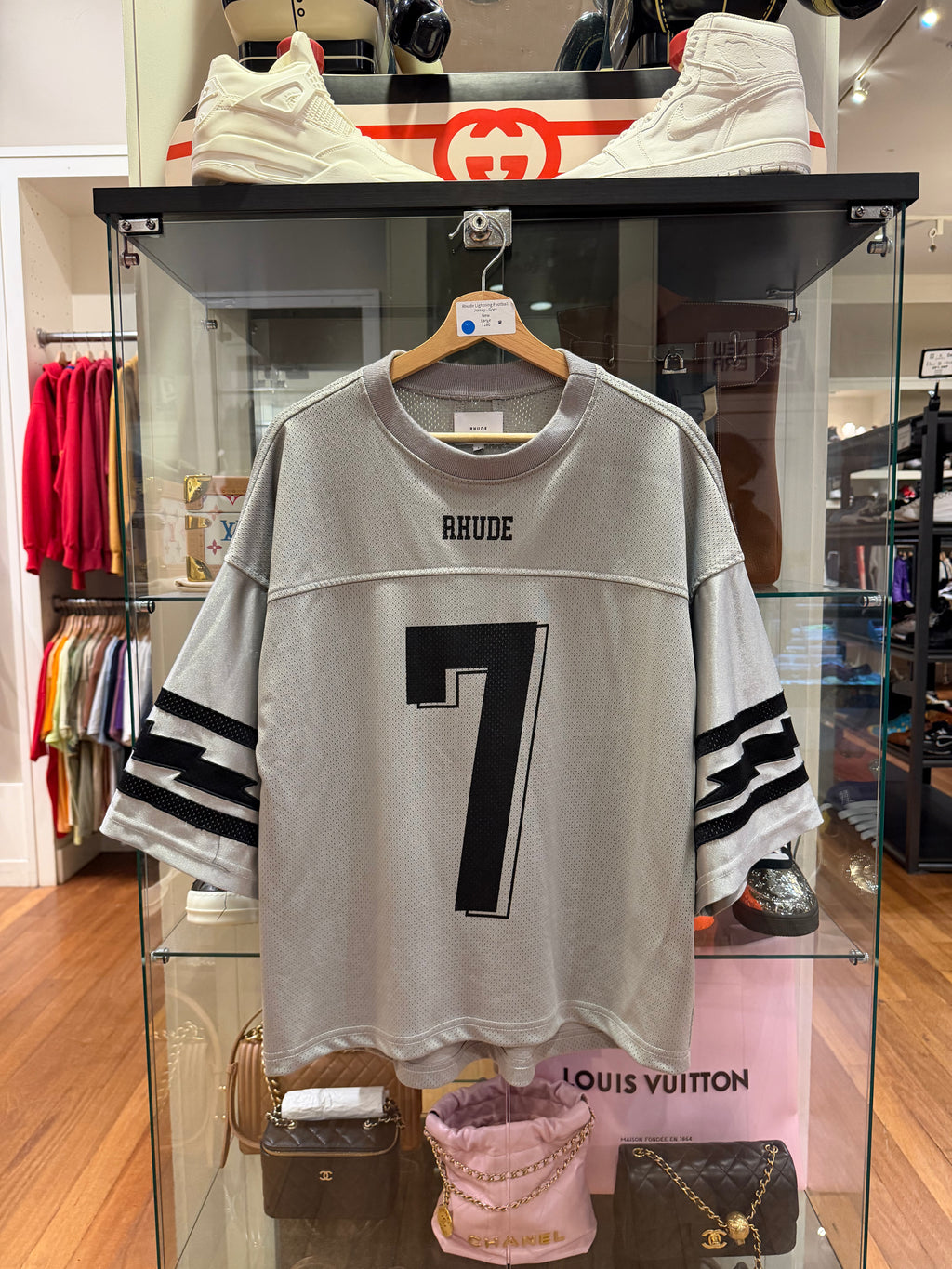 Rhude Lightning Football
Jersey - Grey