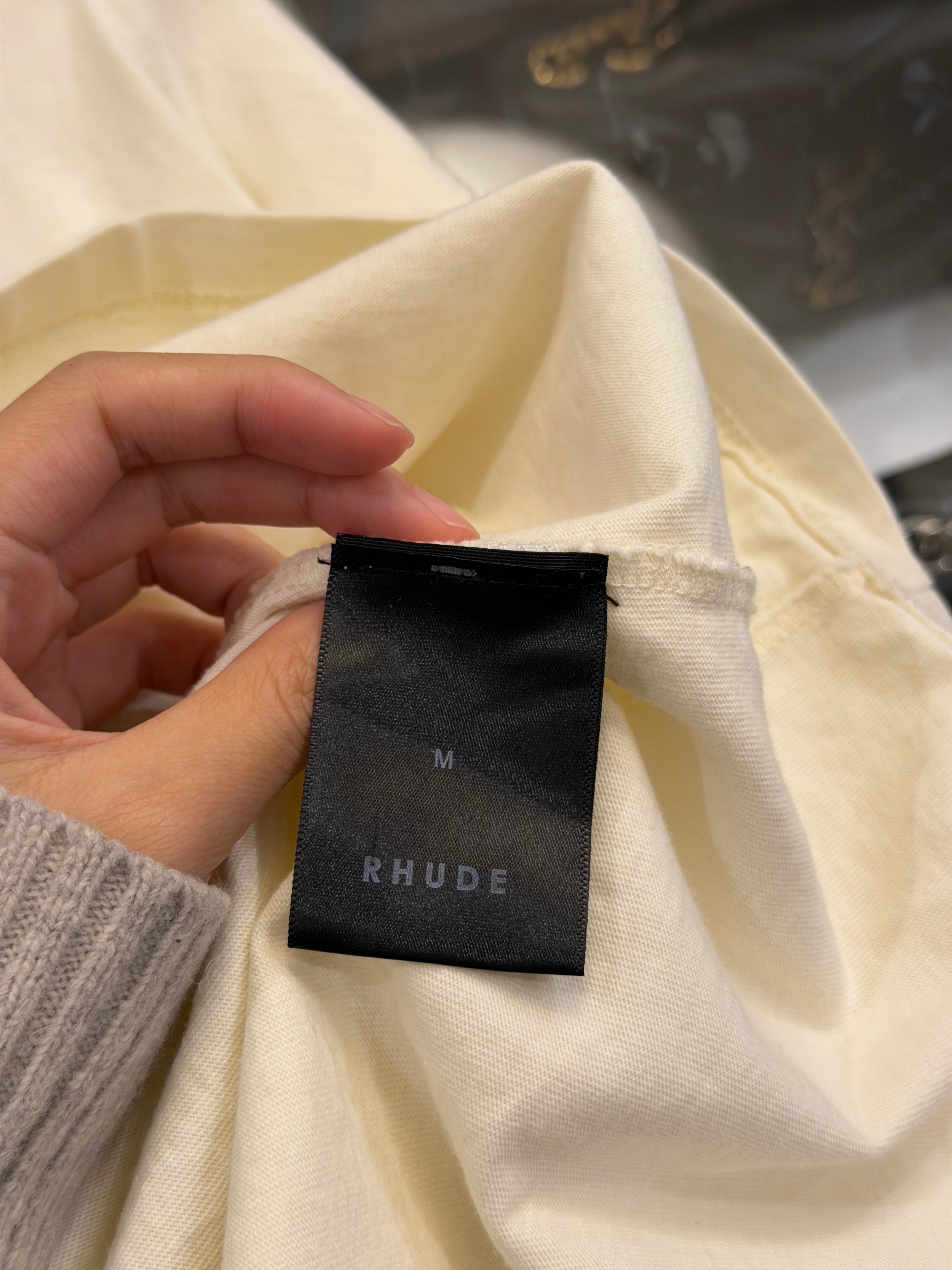 Rhude 'Saint Croix' Tee -
Cream