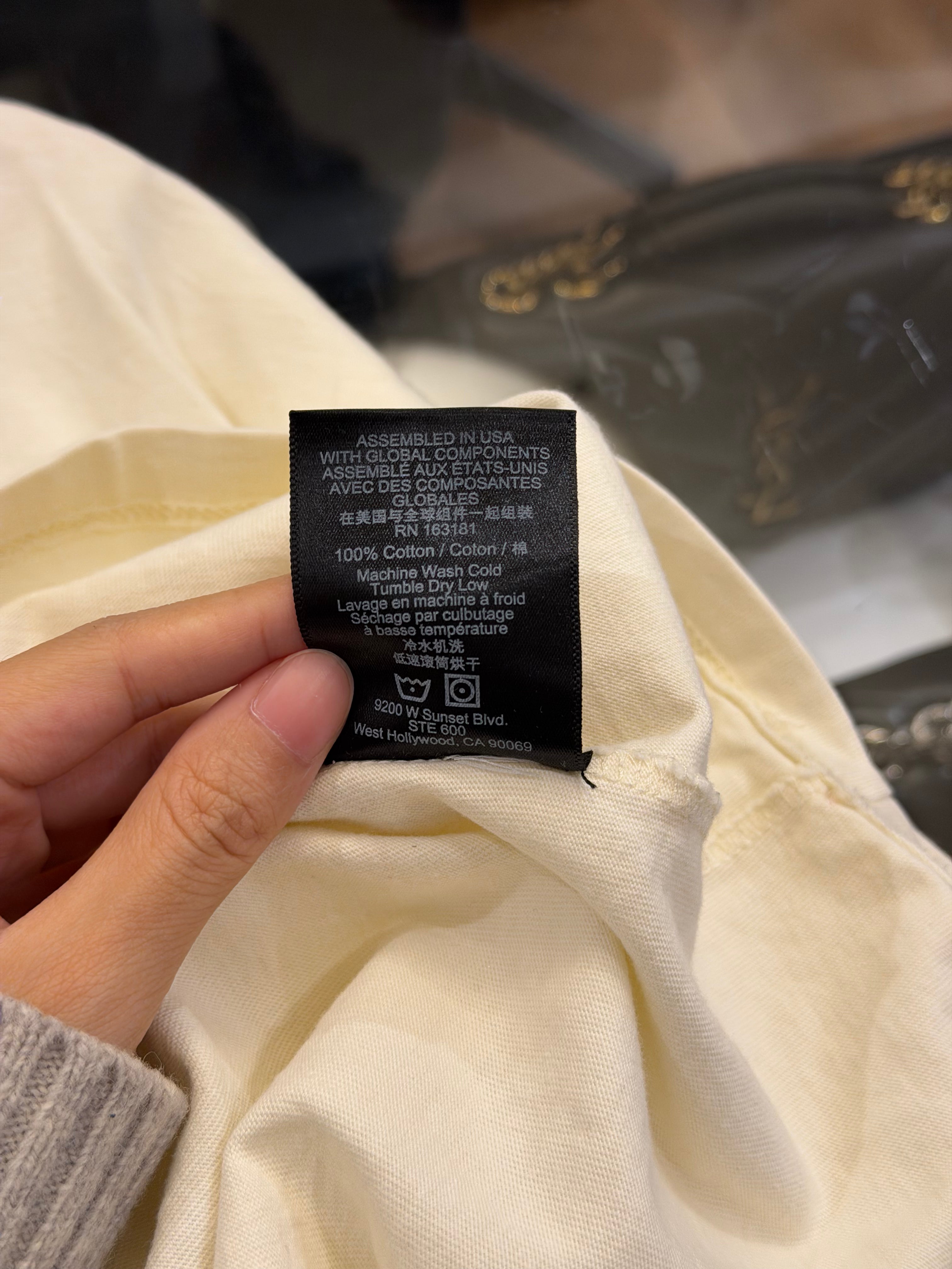 Rhude 'Saint Croix' Tee -
Cream