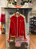 Casablanca Laurel-Stipe
Velour Track Jacket - Red