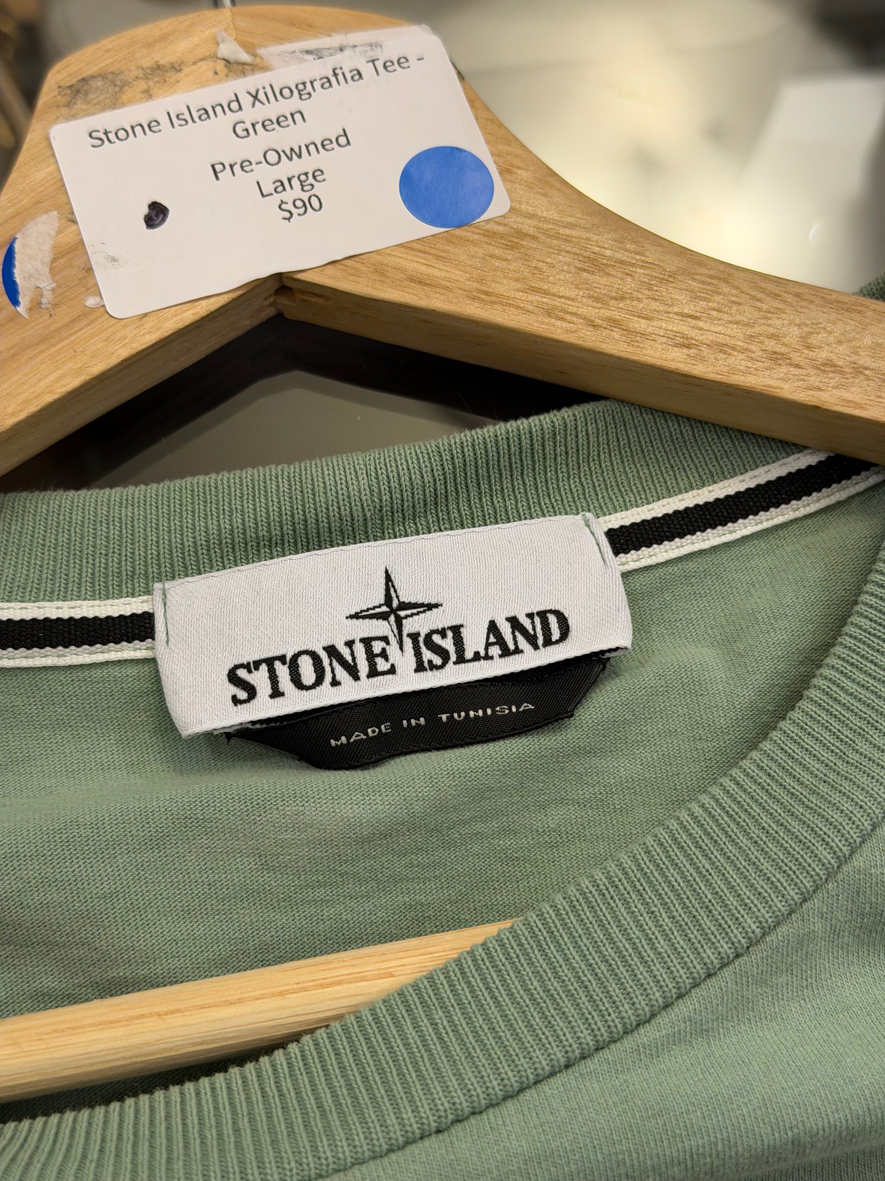 Stone Island Xilografia Tee -
Green