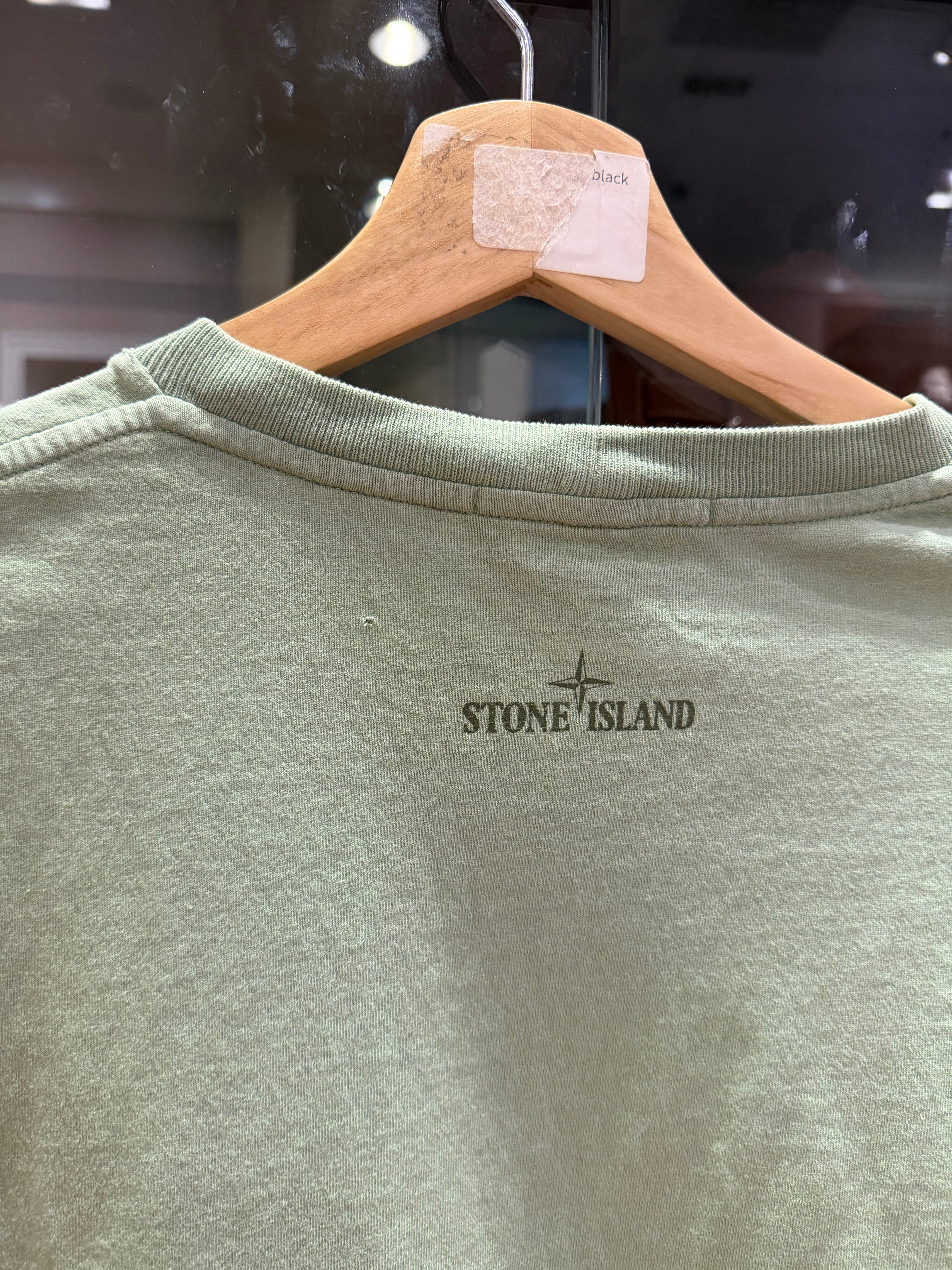 Stone Island Xilografia Tee -
Green