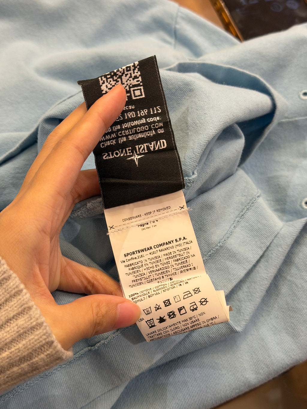Stone Island Blue LS