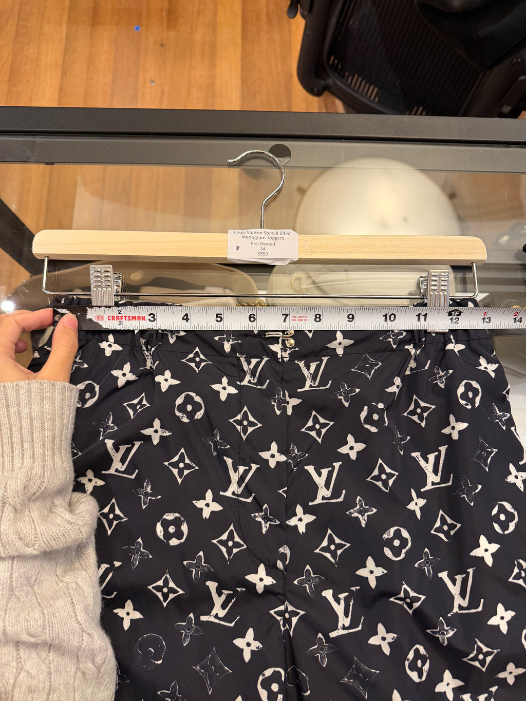 Louis Vuitton Stencil Effect
Monogram Joggers
