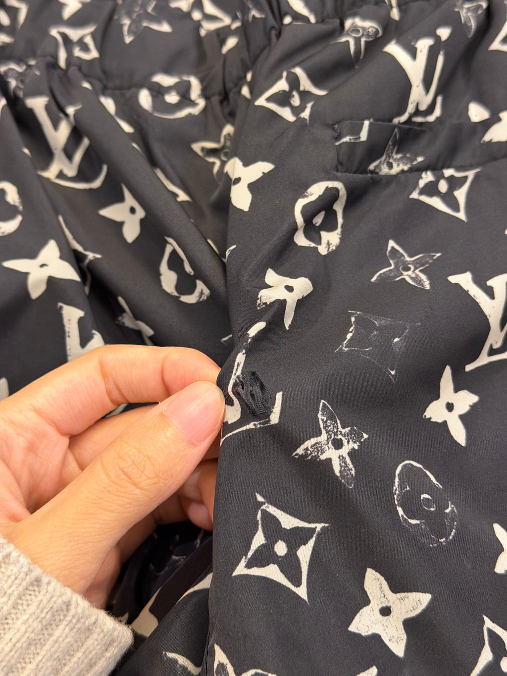 Louis Vuitton Stencil Effect
Monogram Joggers
