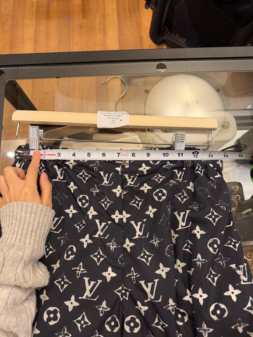 Louis Vuitton Stencil Effect
Monogram Joggers