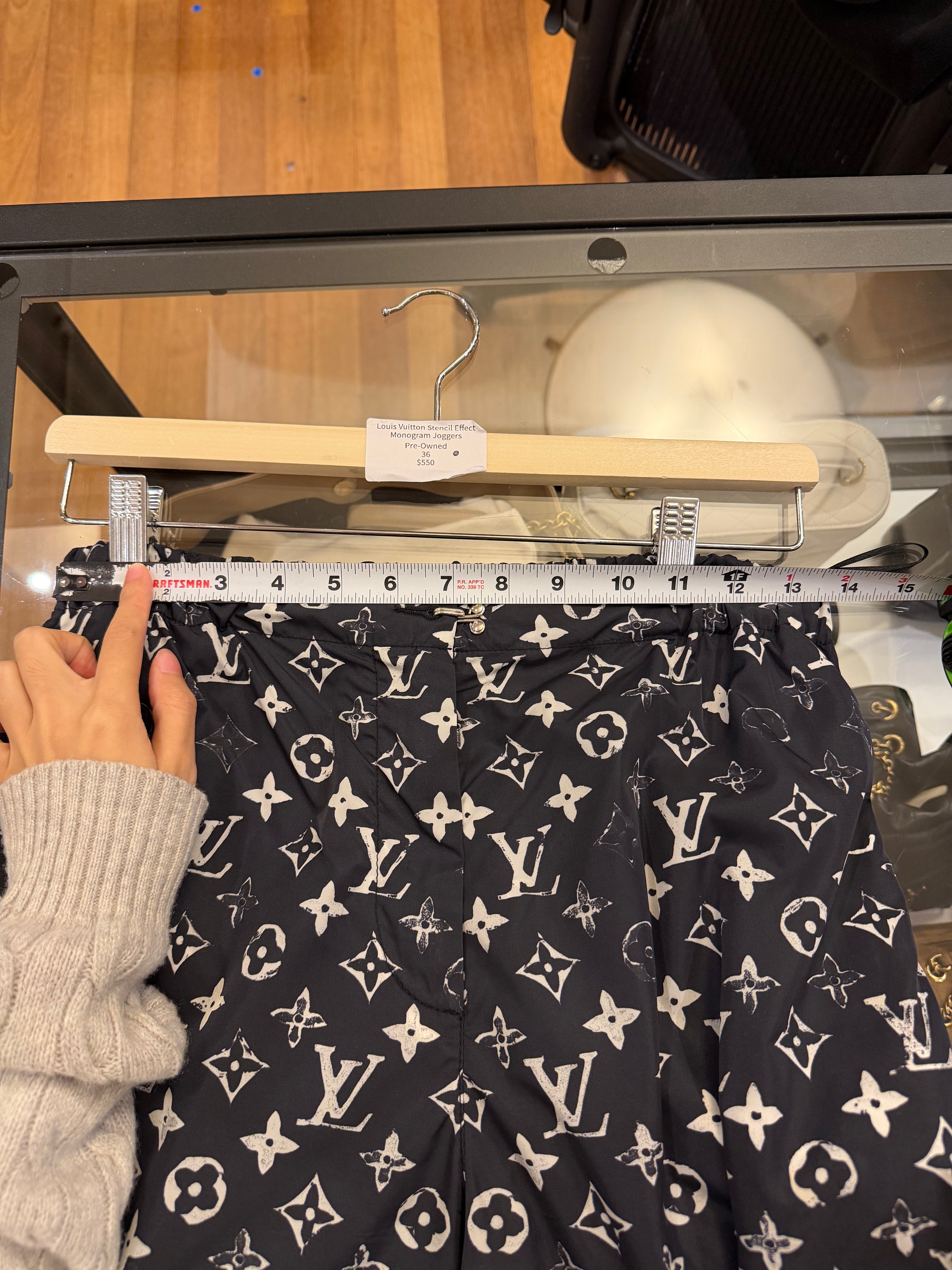 Louis Vuitton Stencil Effect
Monogram Joggers