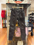 Mastermind Double Waisted
Reworked Skull Motif Jeans -
Grey