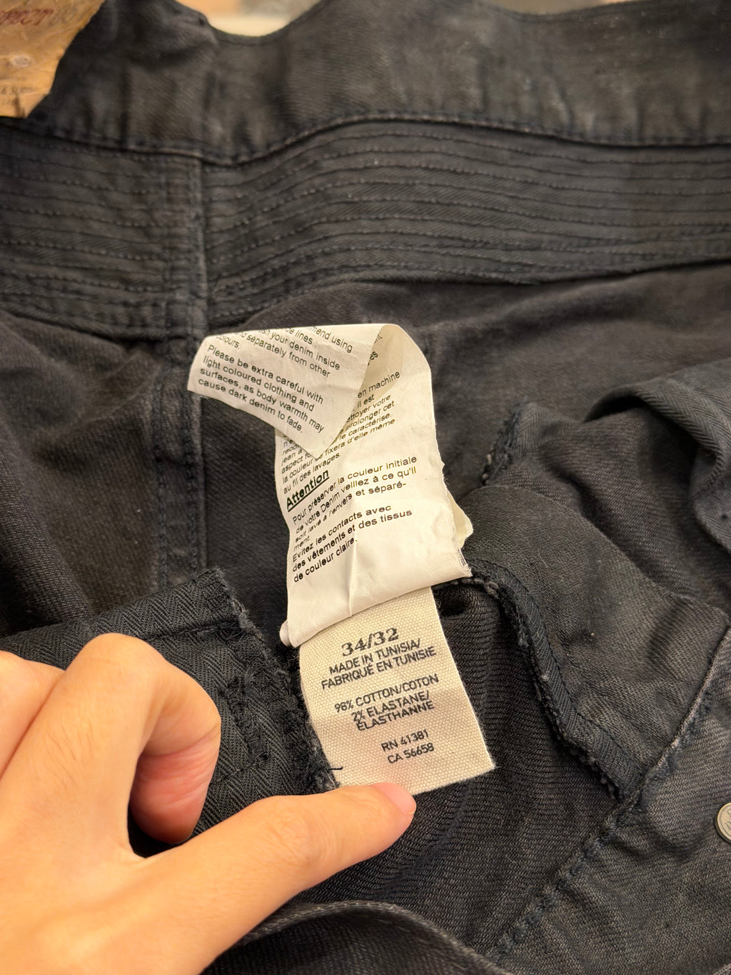 Denim & Supply Ralph Lauren
Waxed Moto Jeans - Black