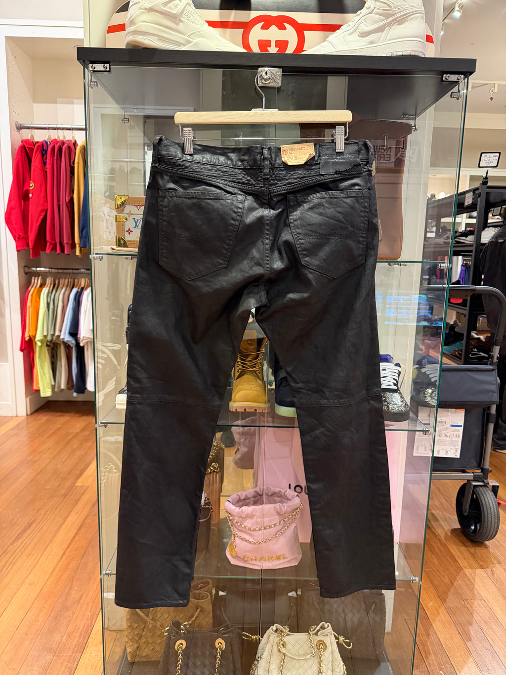 Denim & Supply Ralph Lauren
Waxed Moto Jeans - Black