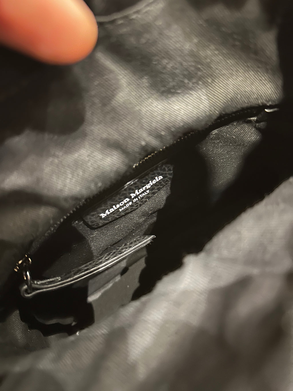 Maison Margiela Panelled Drawstring Shoulder Bag