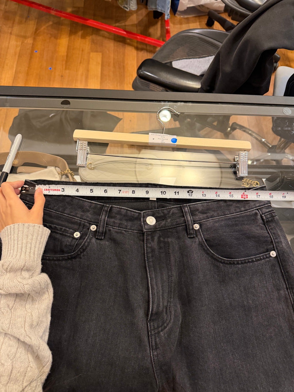 Kith Straight Denim Jeans -
Grey