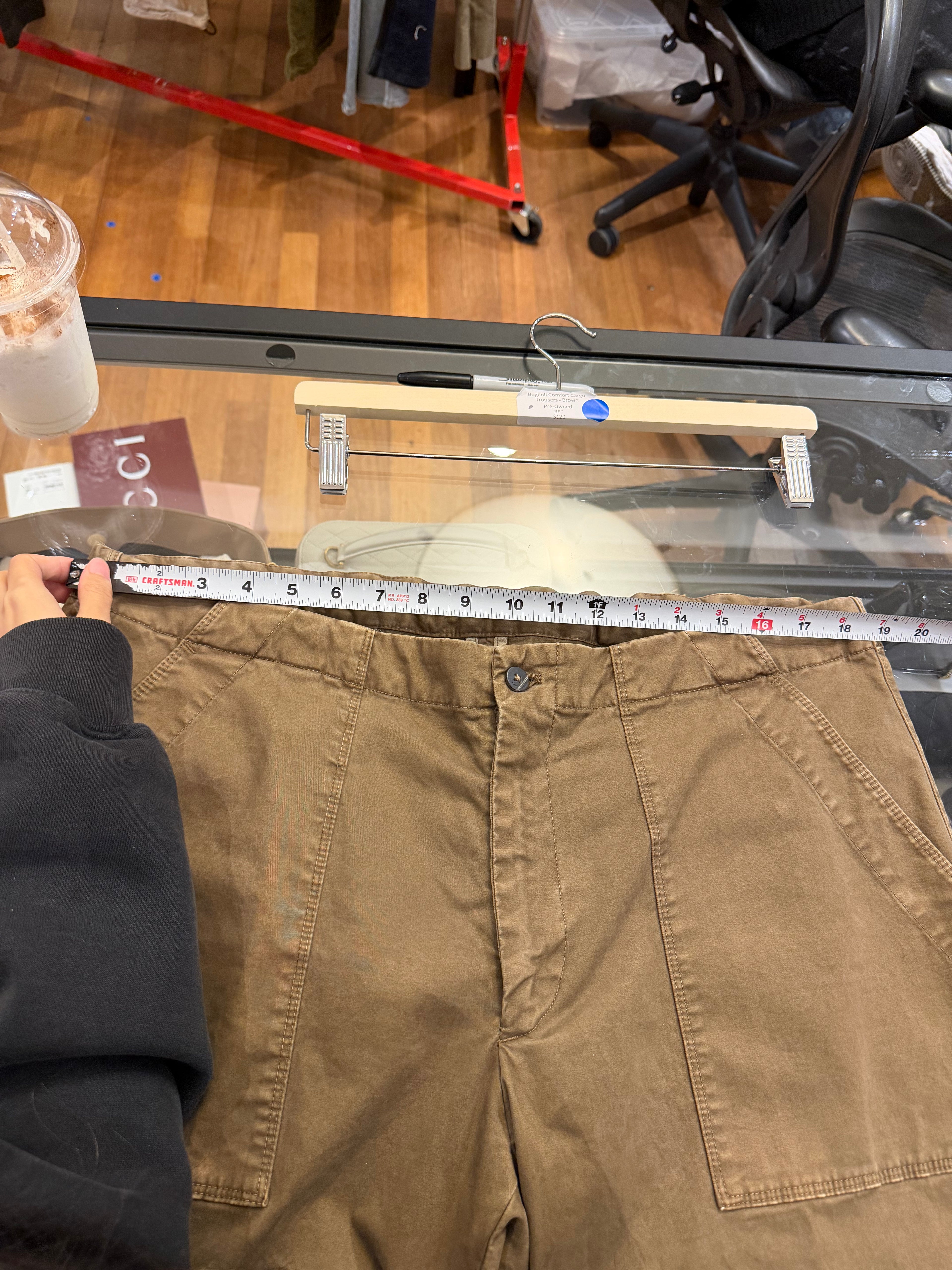 Boglioli Comfort Cargo
Trousers - Brown