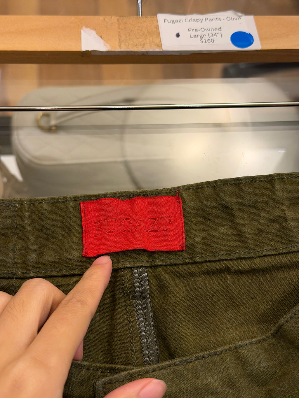 Fugazi Crispy Pants - Olive