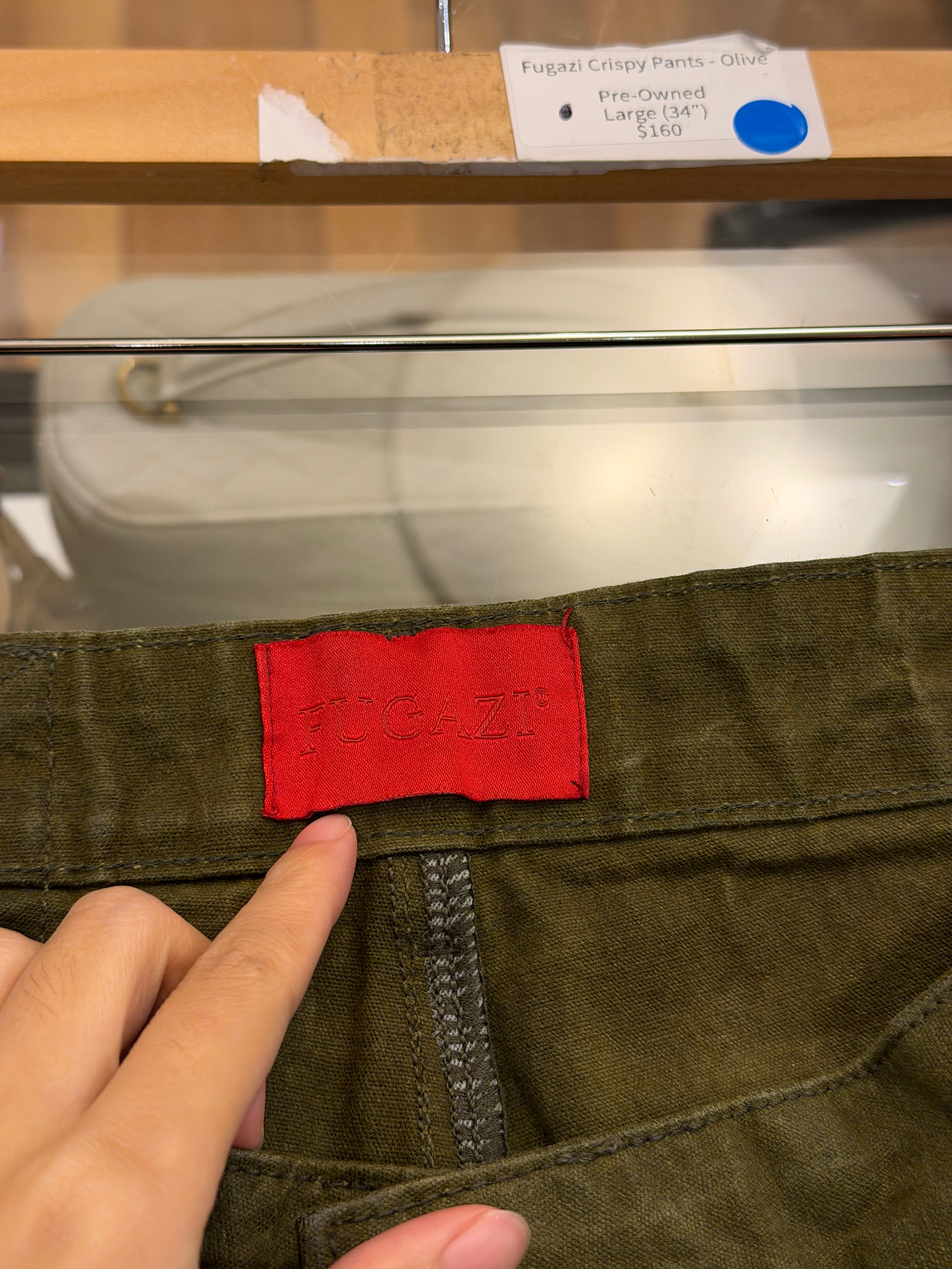 Fugazi Crispy Pants - Olive