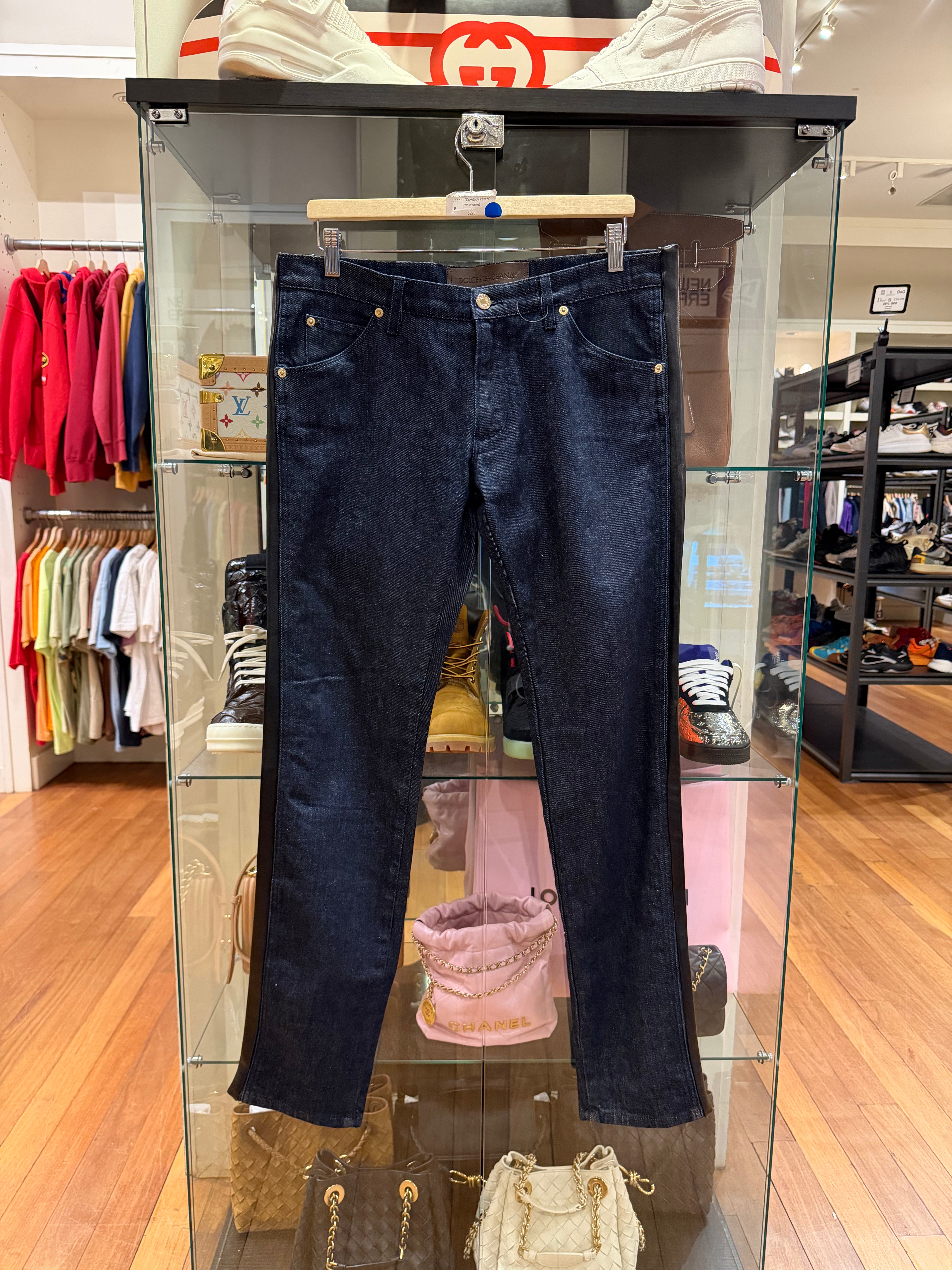 Dolce & Gabbana Denim Blue
Jeans - 'Cowboy Patch'