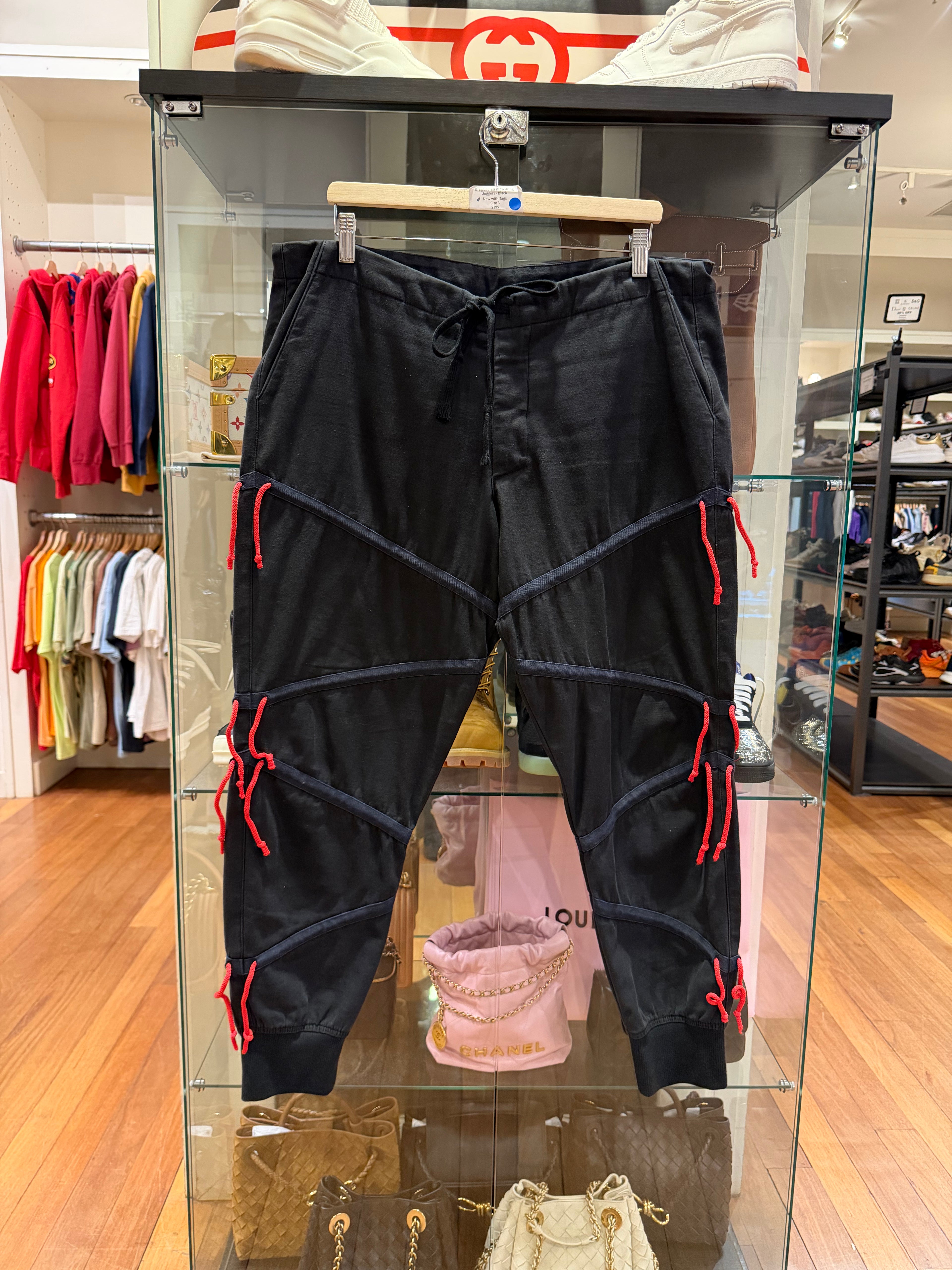 Greg Lauren Drawstring
Joggers - Black