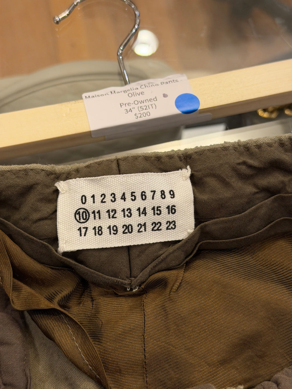 Maison Margelia Chino Pants - Olive