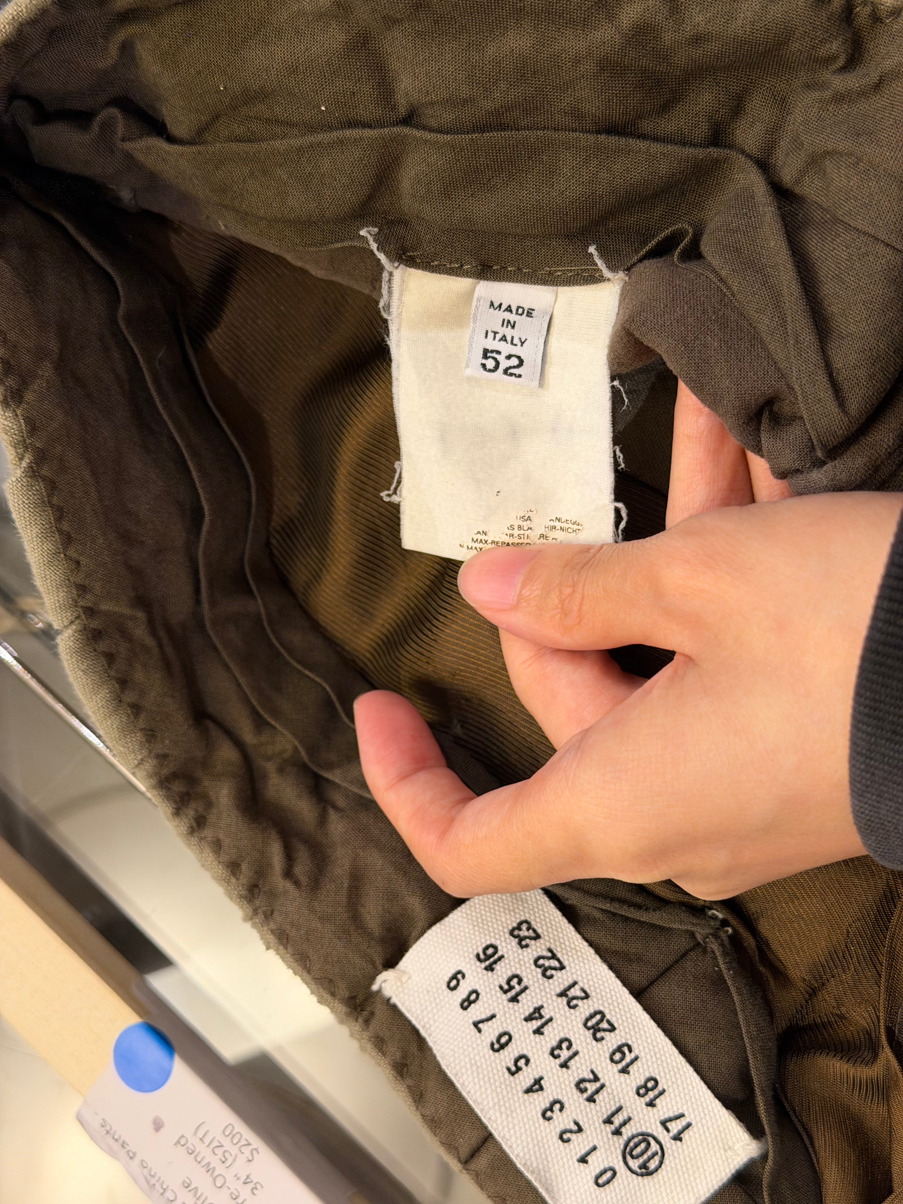 Maison Margelia Chino Pants - Olive