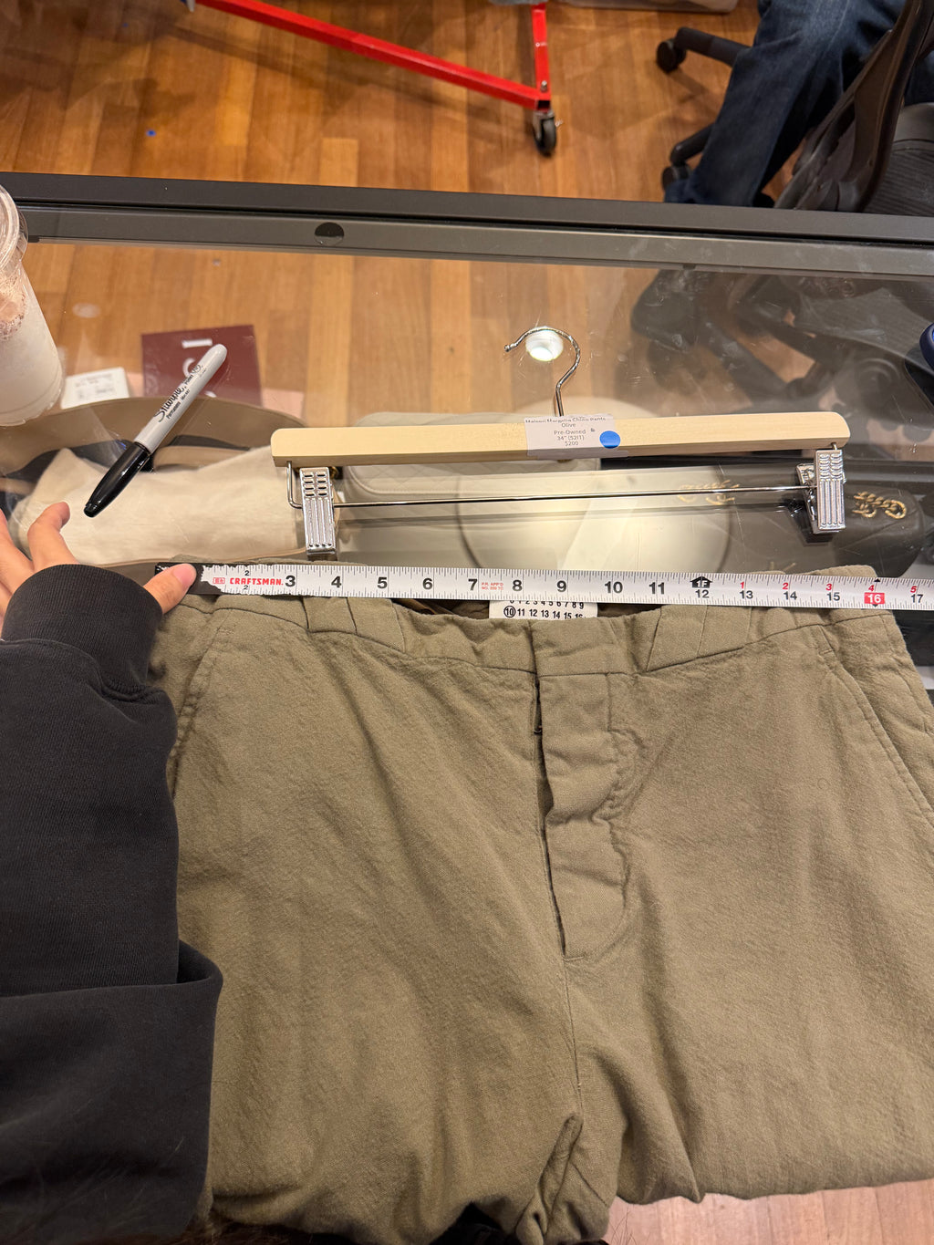 Maison Margelia Chino Pants - Olive
