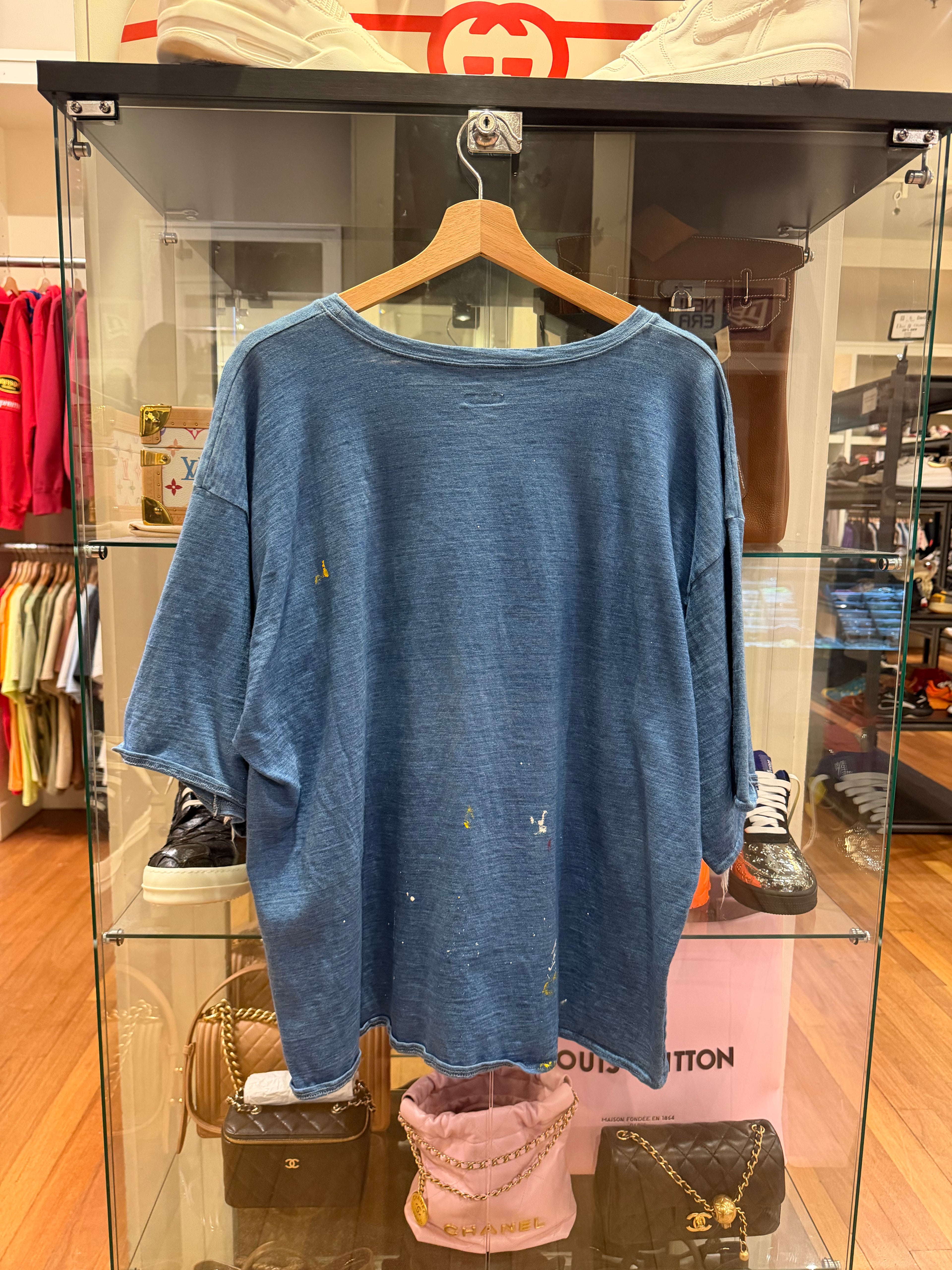 Kapital Fringe Denim Tee