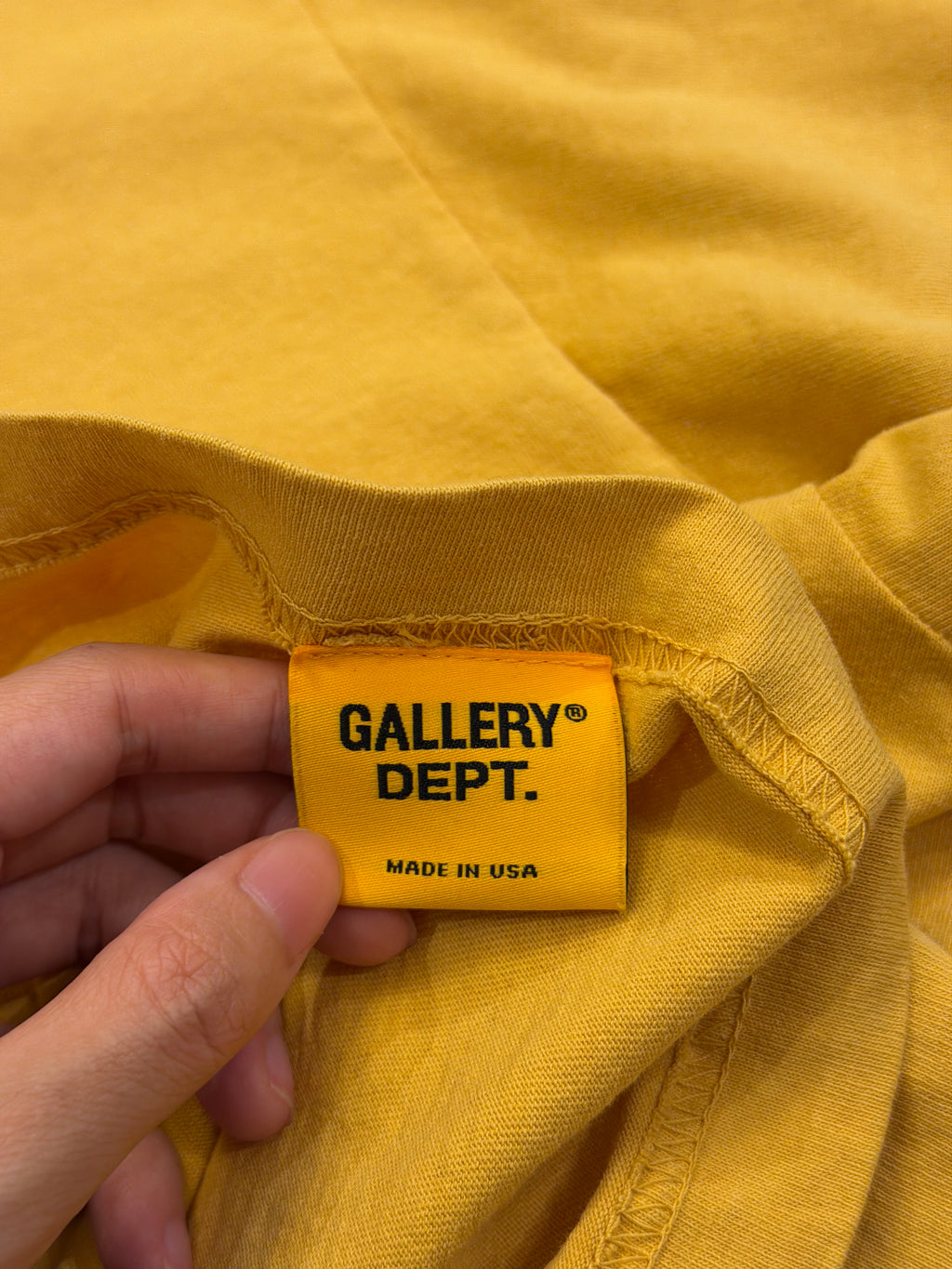 Gallery Dept Tee - Yellow