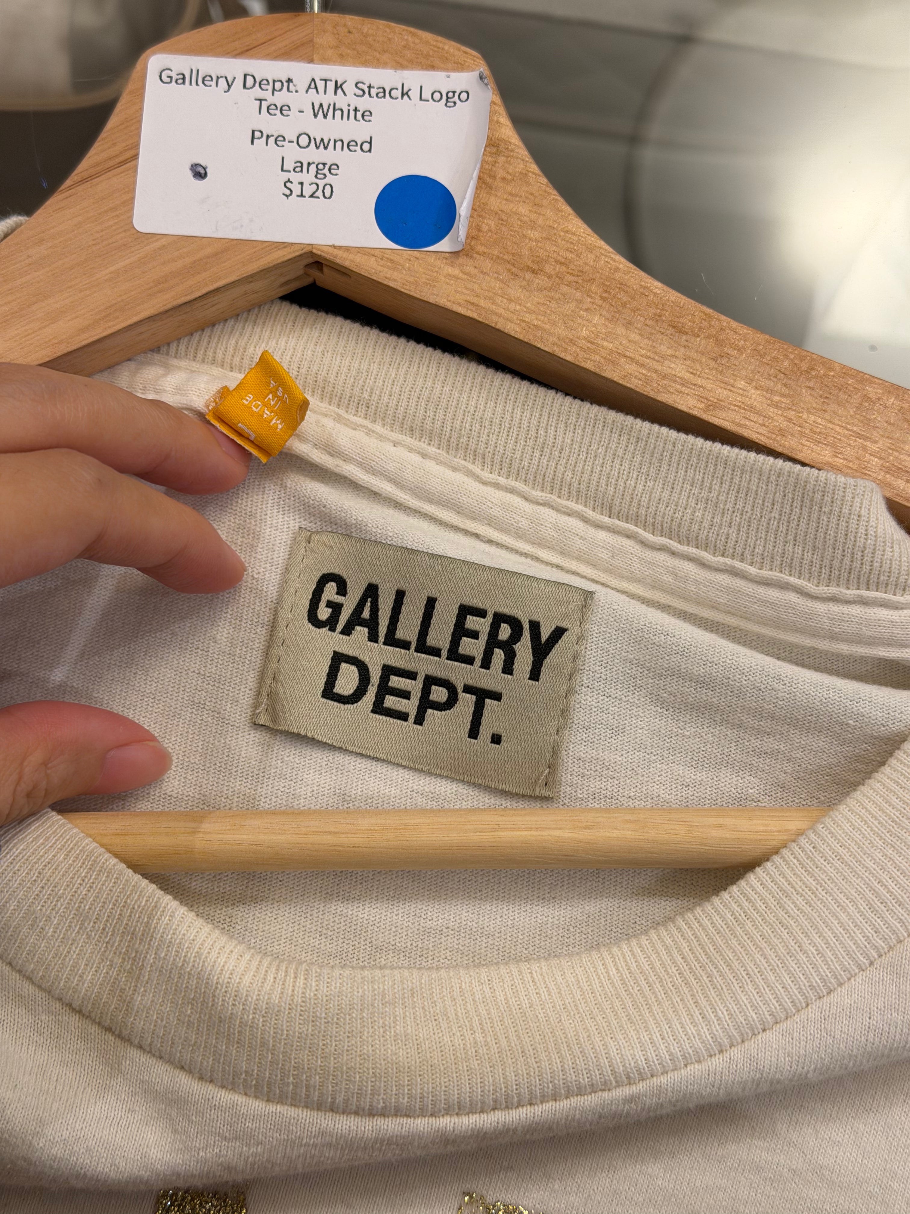 Gallery Dept. ATK Stack Logo
Tee - White