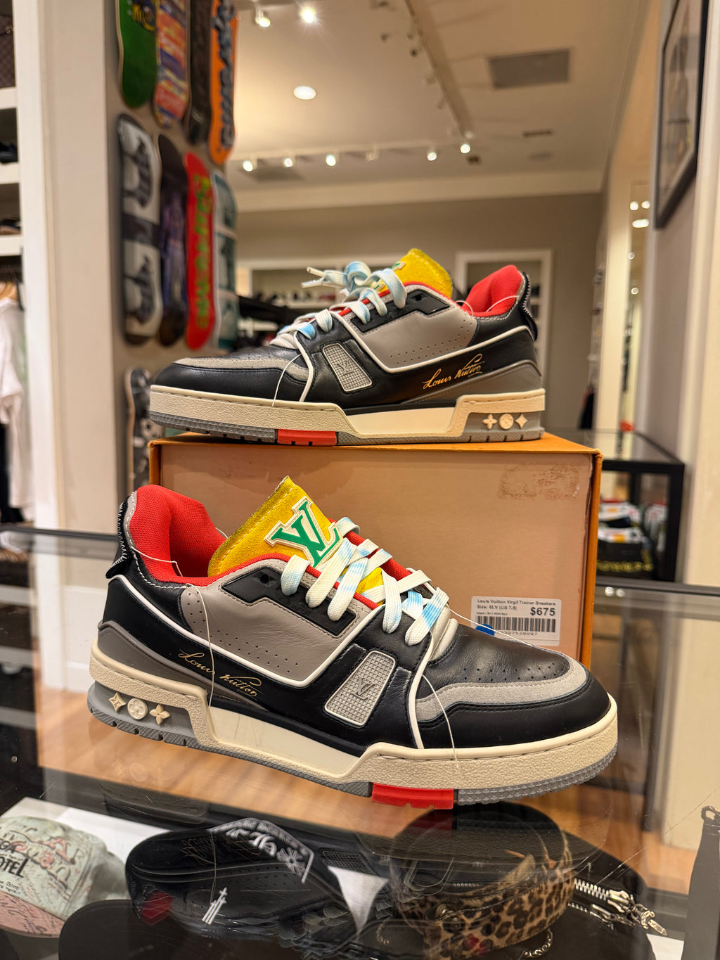 Louis Vuitton SS21 Virgil Abloh Upcycled LV Trainers