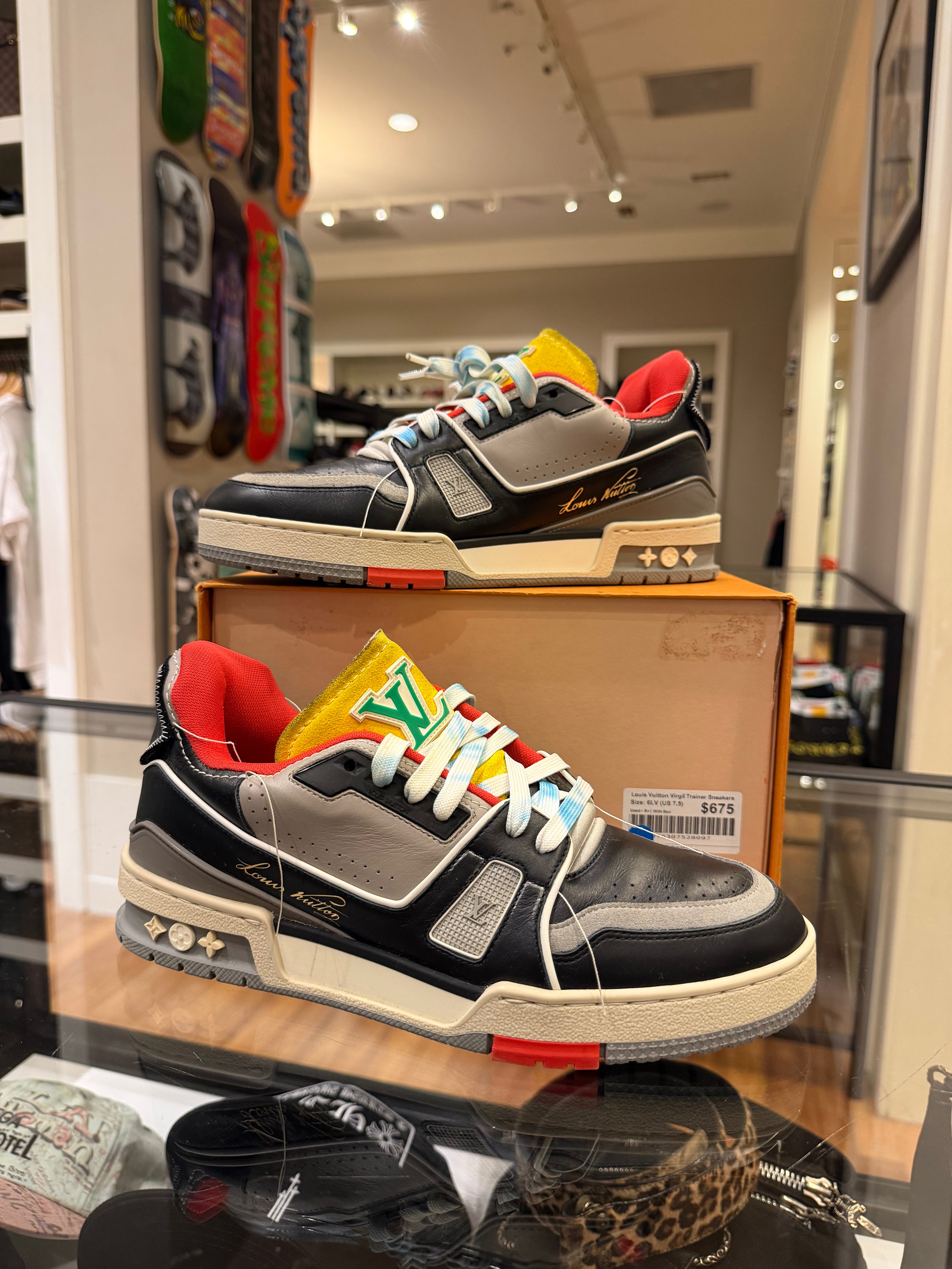 Louis Vuitton SS21 Virgil Abloh Upcycled LV Trainers