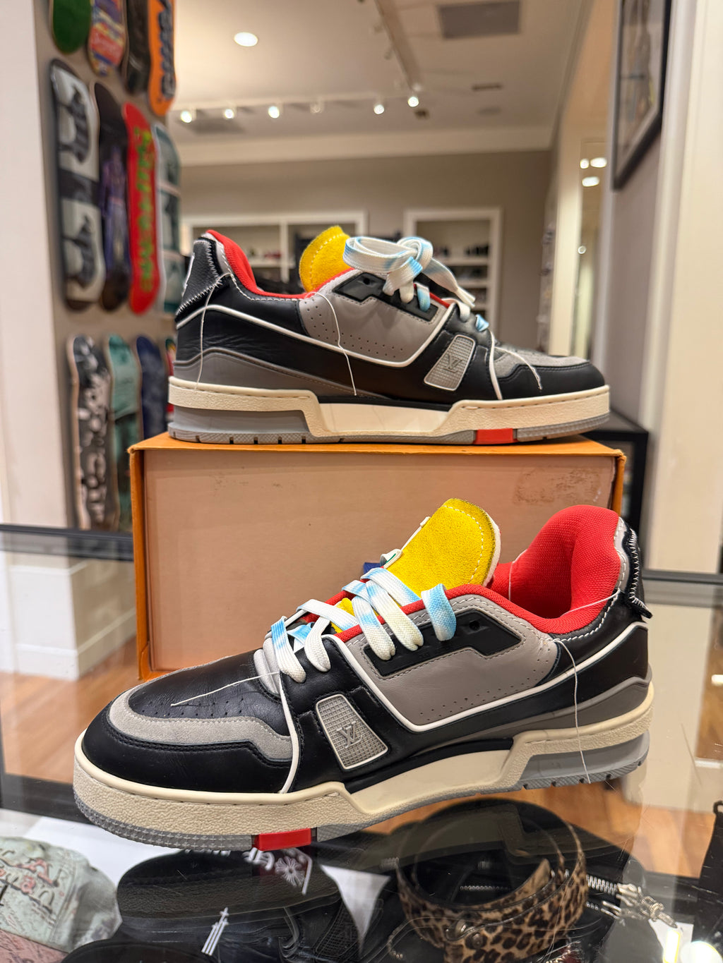 Louis Vuitton SS21 Virgil Abloh Upcycled LV Trainers