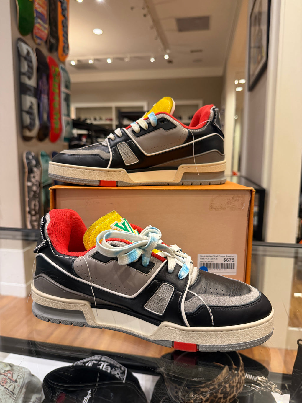 Louis Vuitton SS21 Virgil Abloh Upcycled LV Trainers