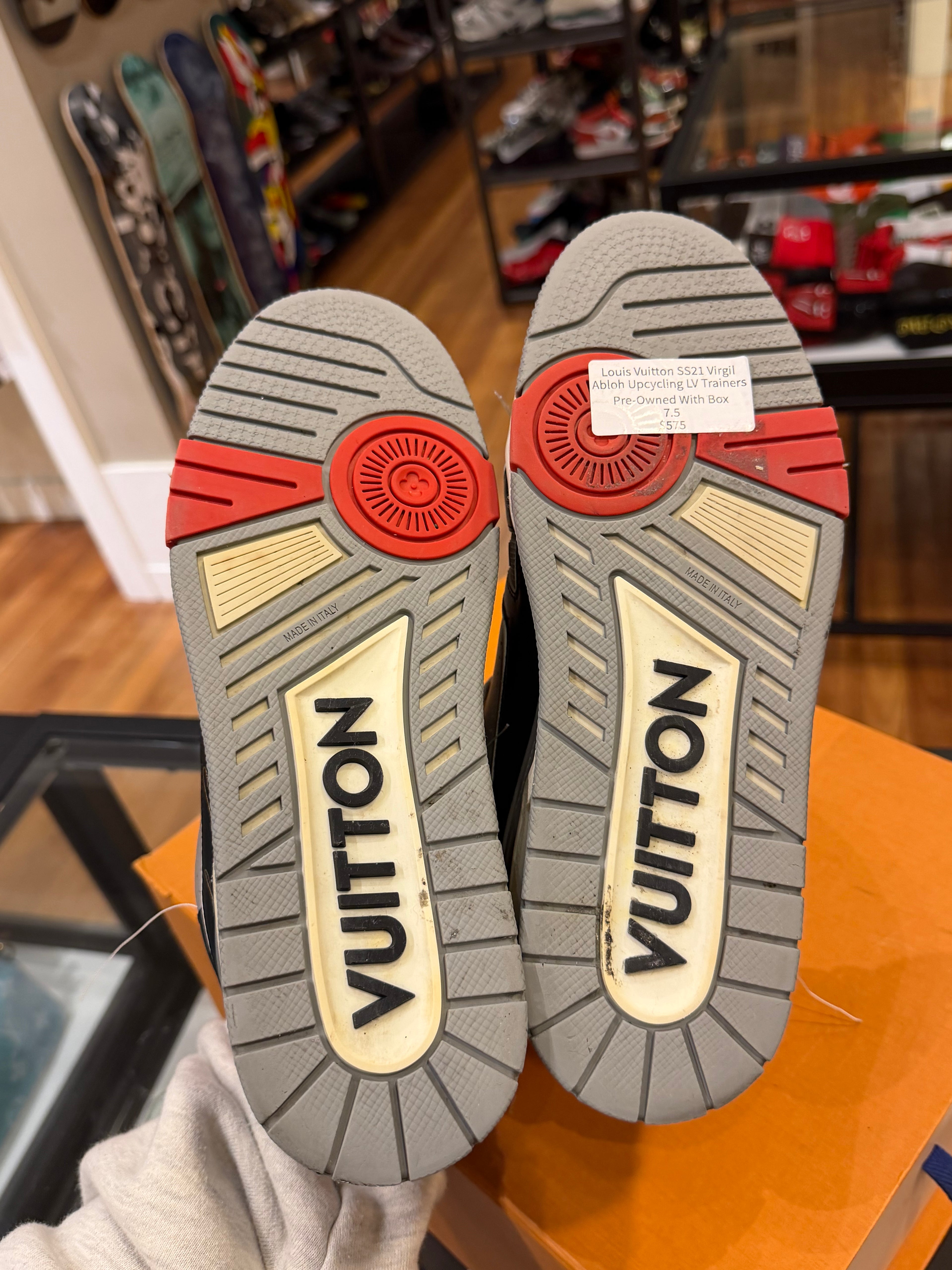 Louis Vuitton SS21 Virgil Abloh Upcycled LV Trainers