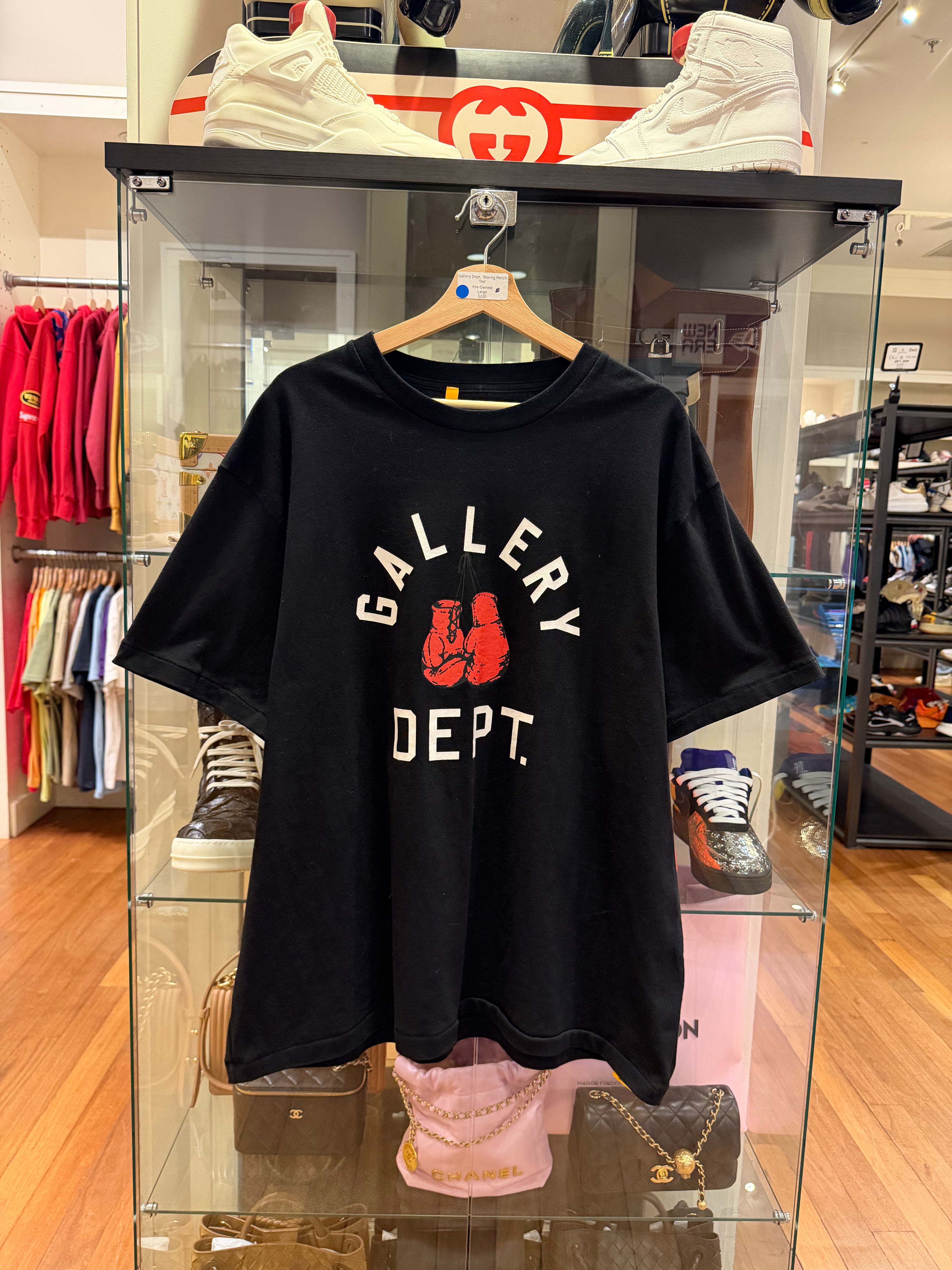 Gallery Dept ‘Boxing Merch’ Shirt-Black