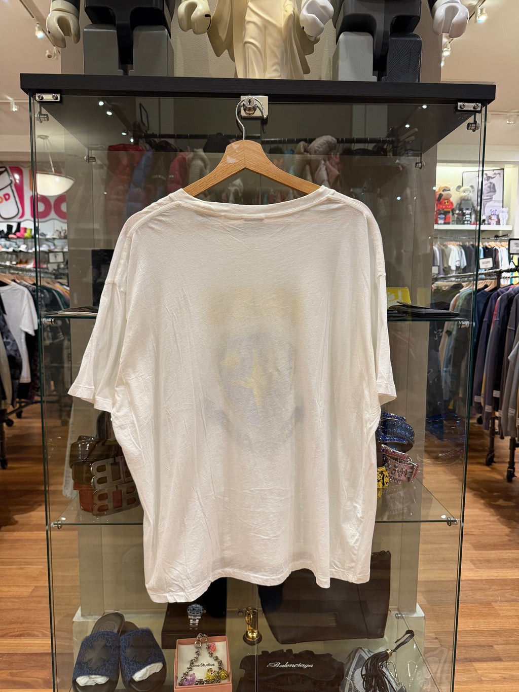 Bode Crest Boxy Tee - White