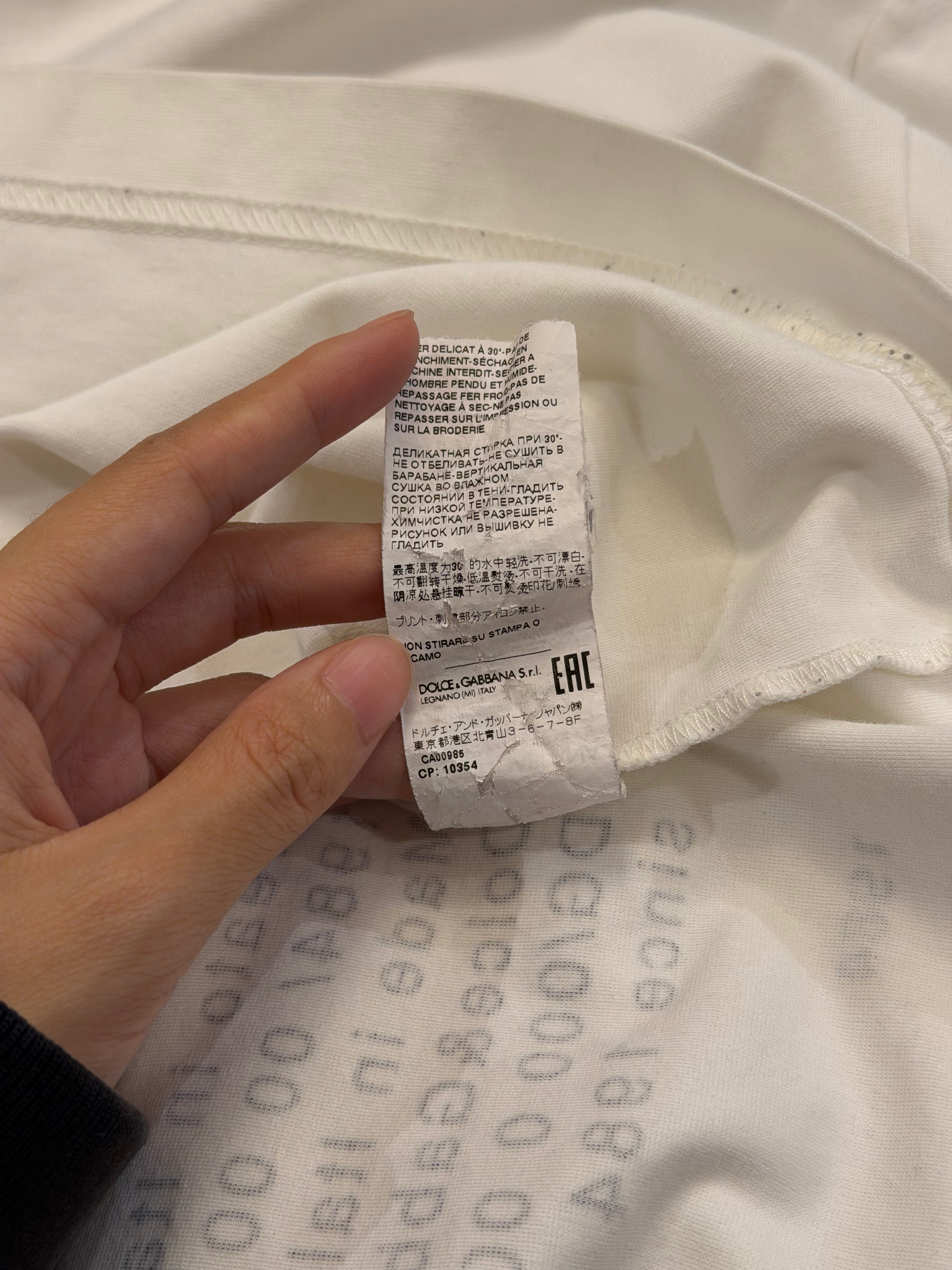 Dolce & Gabbana DNA
Oversized Tee - White