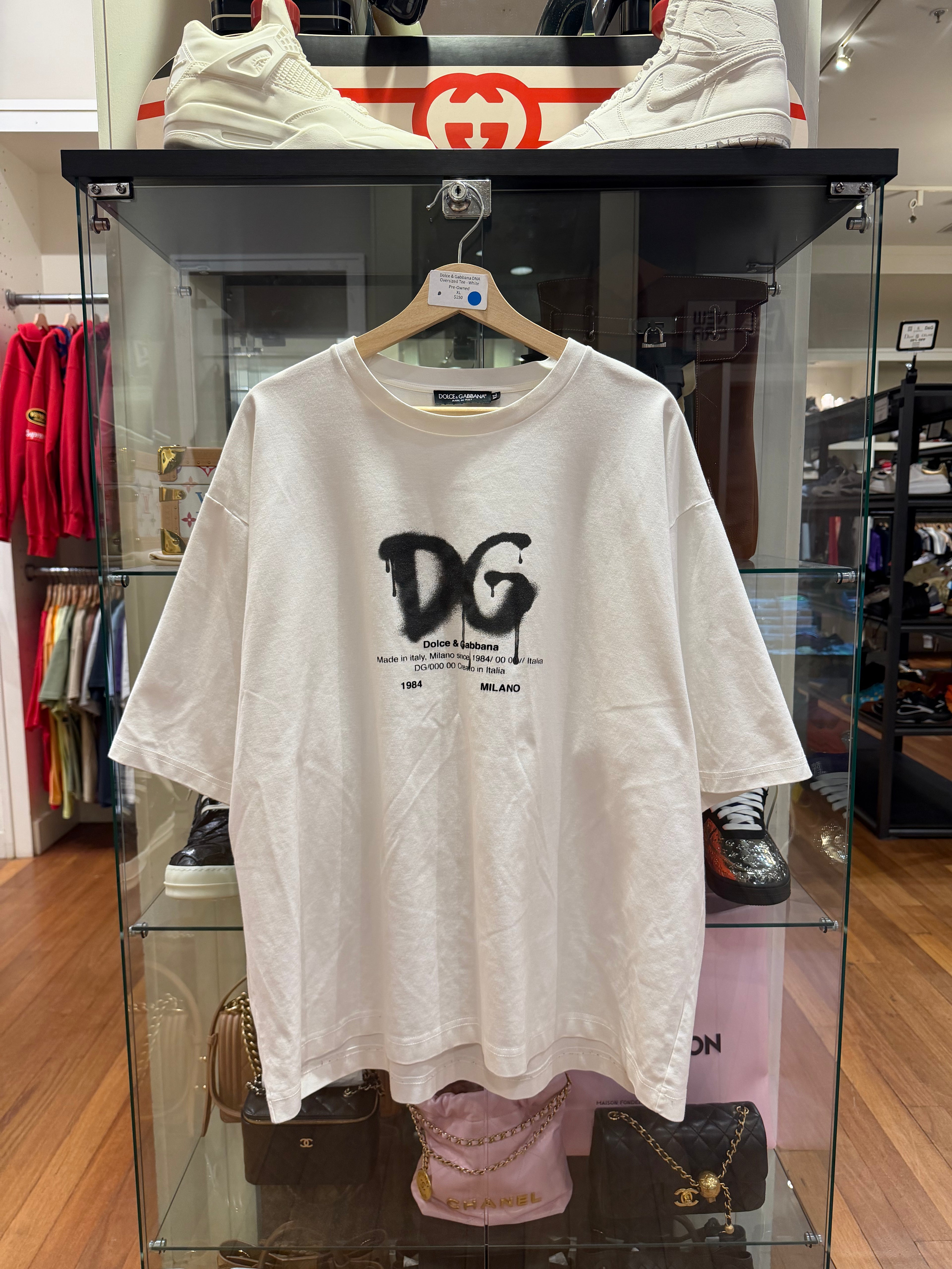 Dolce & Gabbana DNA
Oversized Tee - White