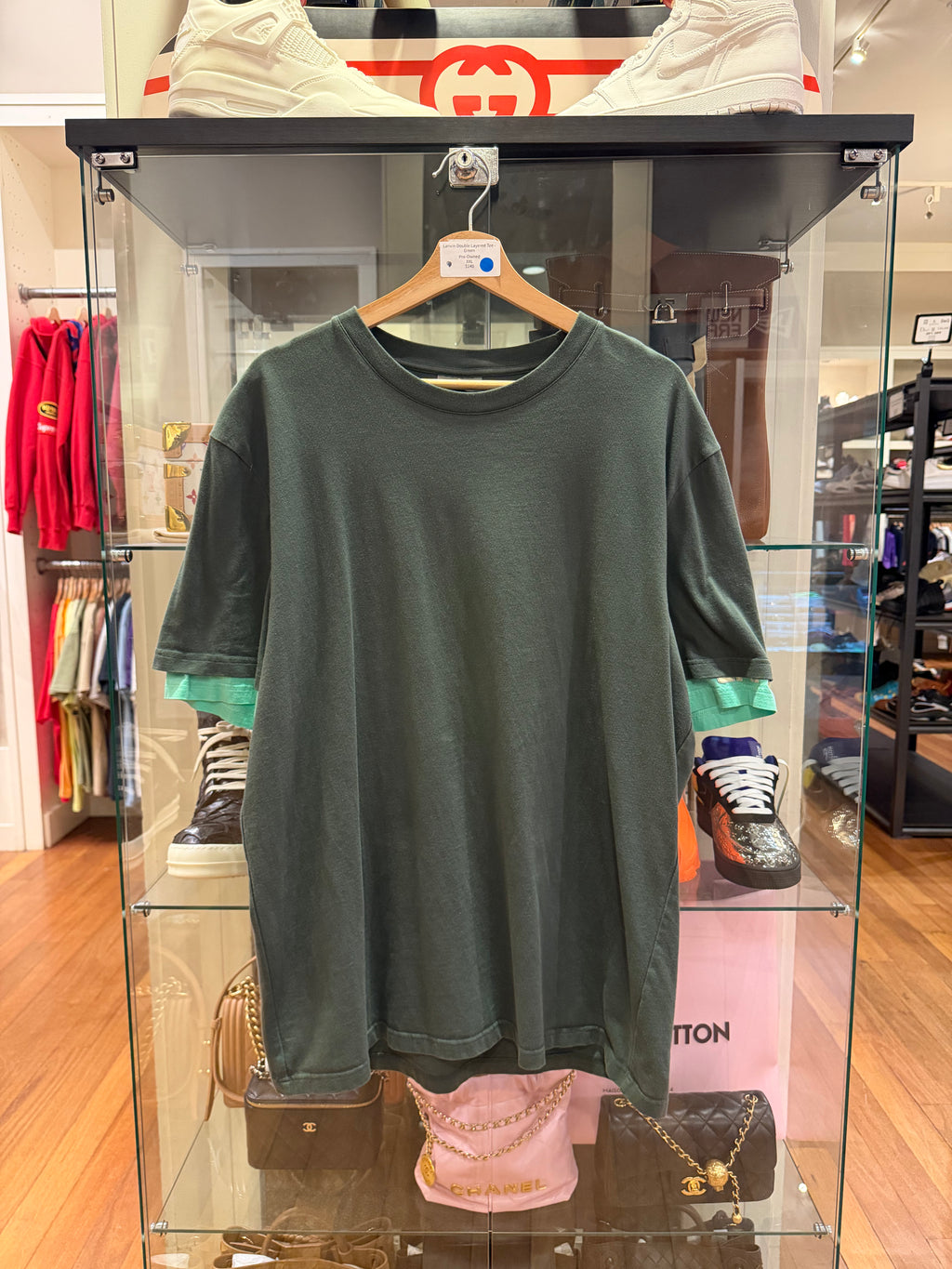 Lanvin Double Layered Tee -
Green